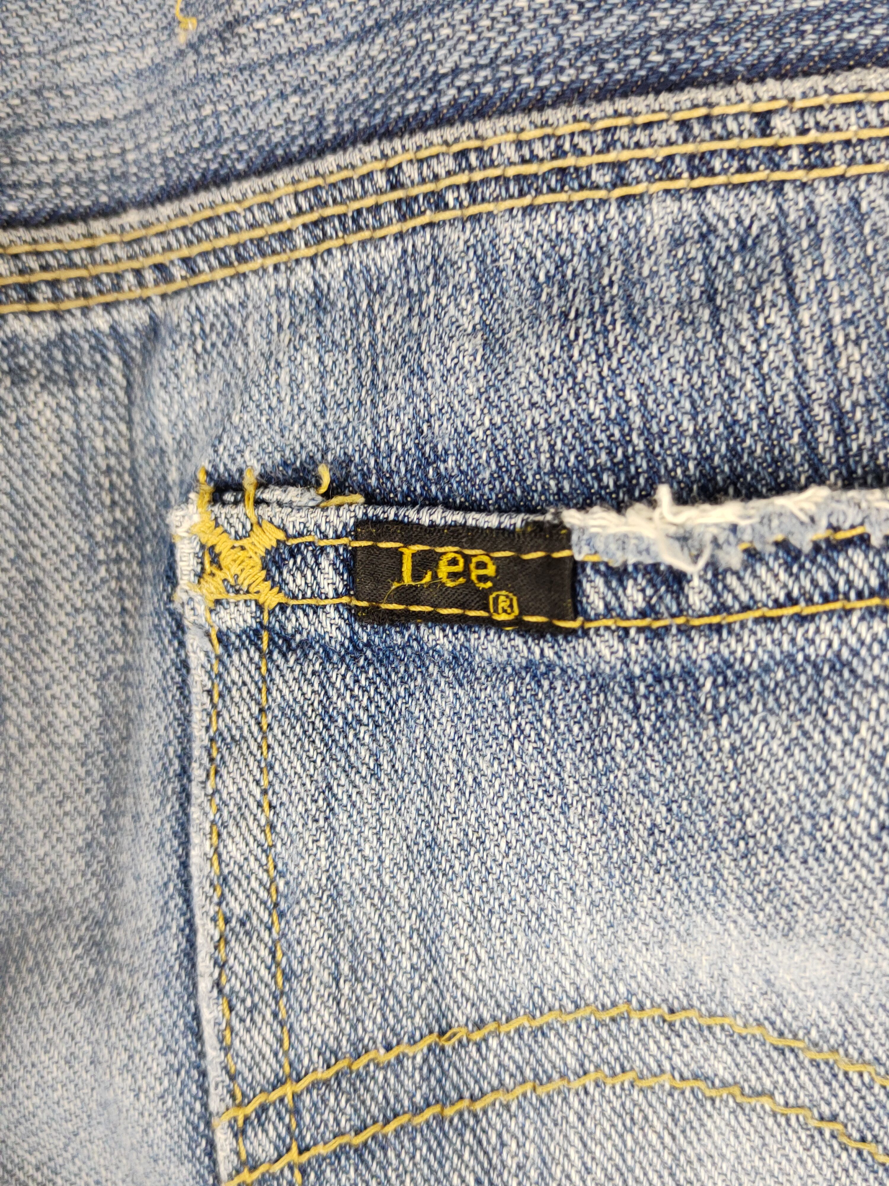 Japanese Brand Lee Blue Distressed Ripped Jeans #S2200 Size US 36 / EU 52 - 14 Thumbnail