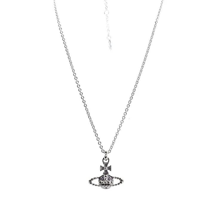 Vivienne Westwood Vivienne Westwood Mayfair Saturn Pendant Necklace 0079 Size ONE SIZE - 1 Thumbnail