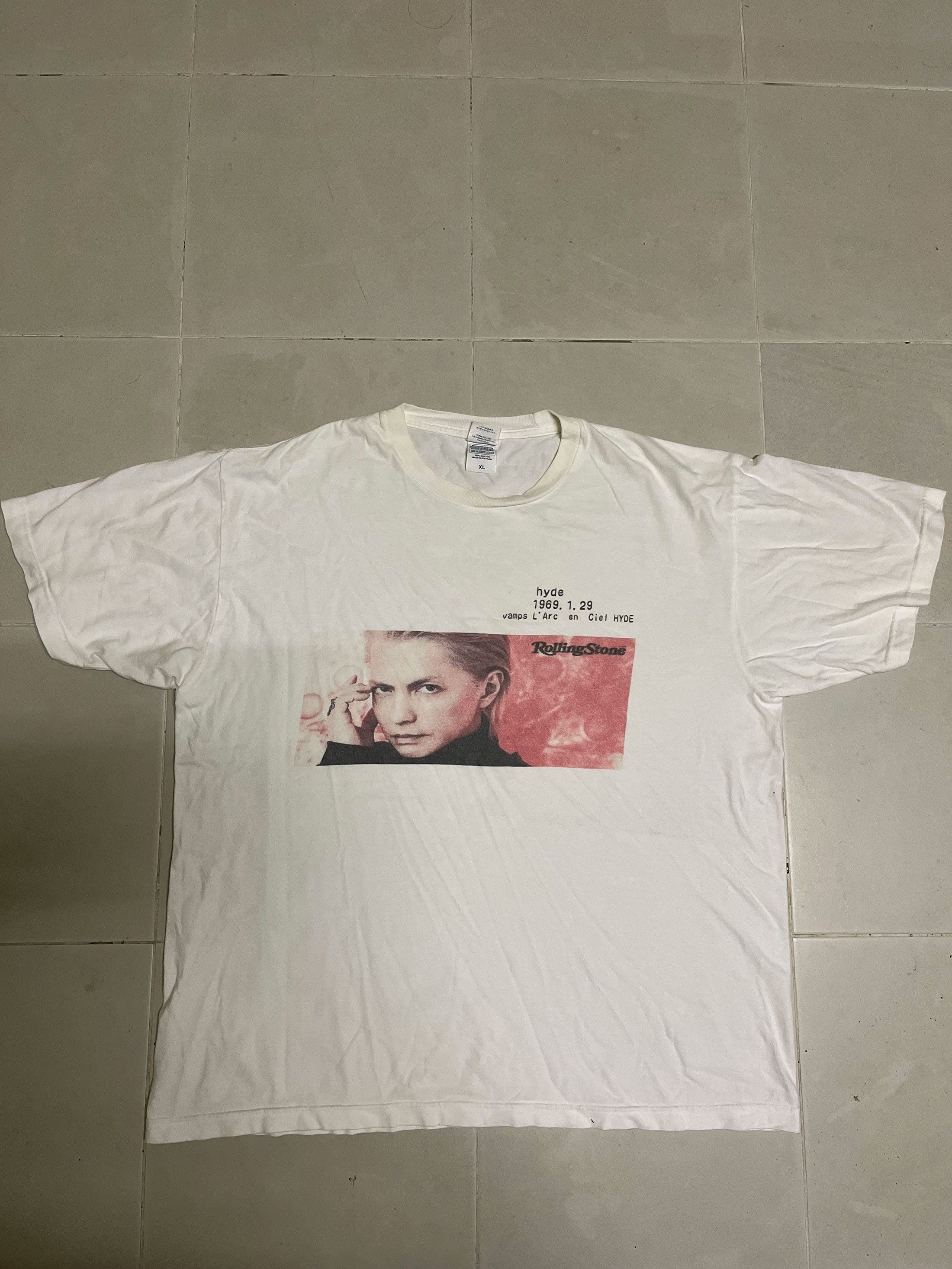 Band Tees × The Rolling Stones L'Arc en Ciel hyde Japan Rock Band Rolling Stone Magazine Size US XL / EU 56 / 4 - 1 Thumbnail