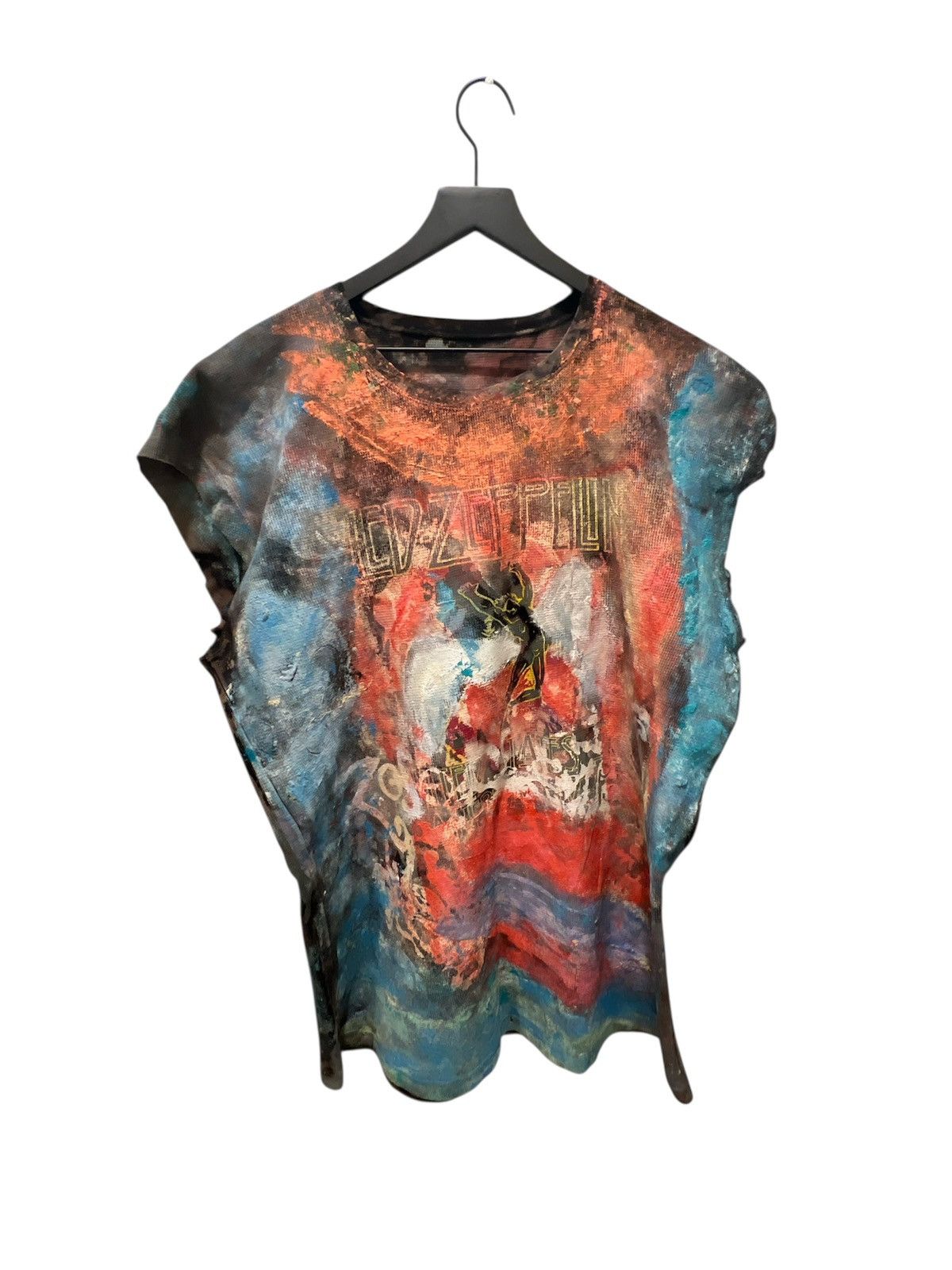 Other Hand-Painted Vintage Led Zeppelin Art T-Shirt Size US XXL / EU 58 / 5 - 1 Thumbnail