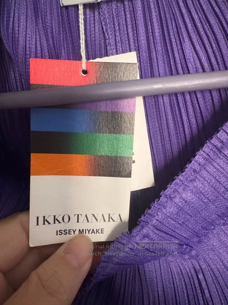 Issey Miyake Issey Miyake size:3 Purple Pants Length Size 42" / US 20 - 4 Thumbnail