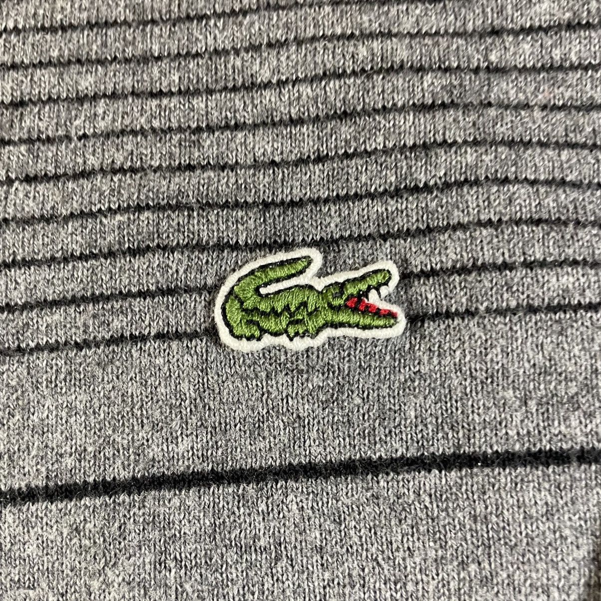 Lacoste Lacoste Cashmere Blend Striped Quarter Zip Size US L / EU 52-54 / 3 - 2 Thumbnail