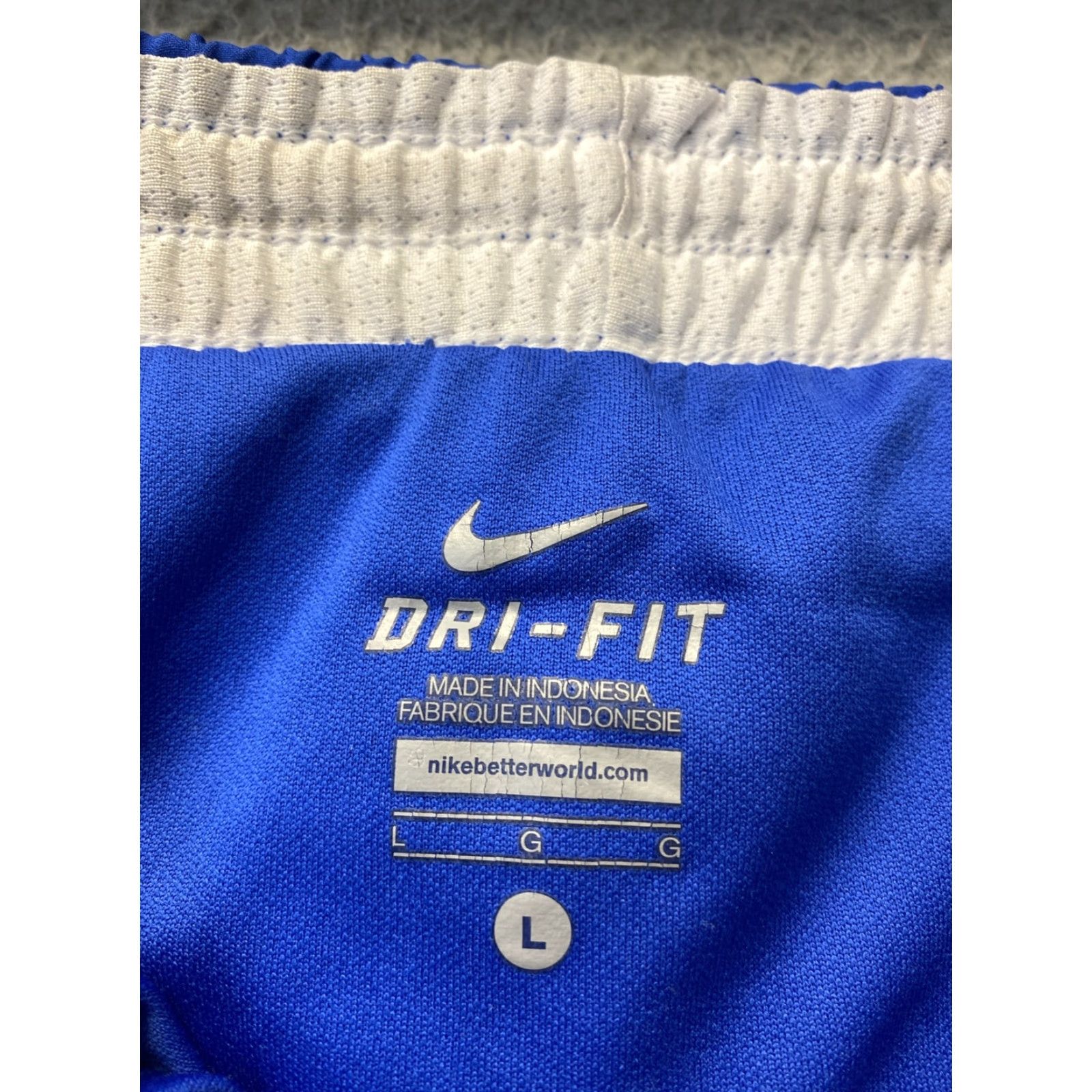 Nike Nike Shorts Women L Adult Group Gym Athletic Train Run Logo Dri Fit /114-48 Size 36" / US 14 / IT 50 - 5 Thumbnail