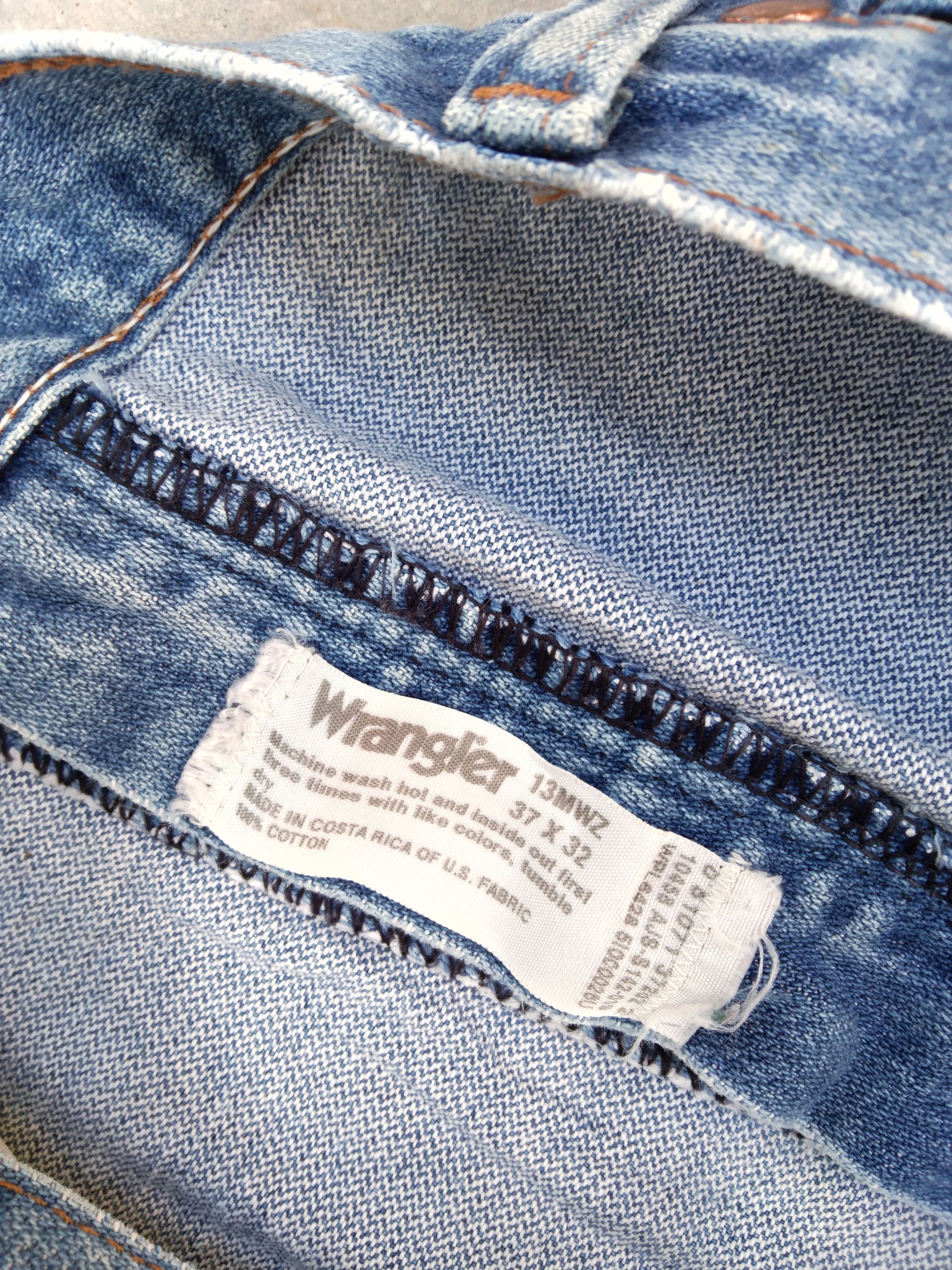 Wrangler Vintage Wrangler Faded Blue Jeans 34x32 Size US 34 / EU 50 - 7 Thumbnail