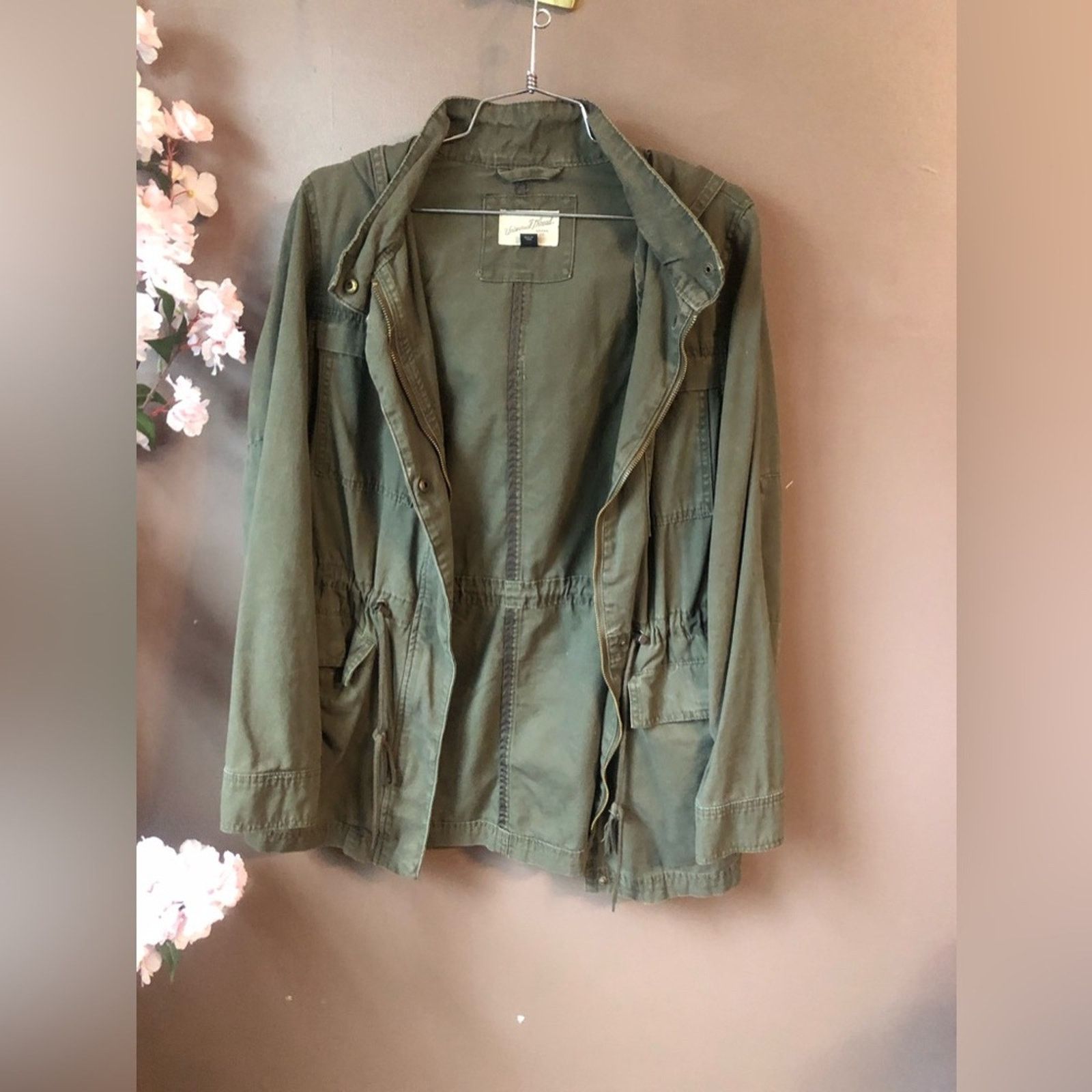 UNIVERSAL PRODUCTS. Cargo Army Utility Jacket in green. Size M / US 6-8 / IT 42-44 - 5 Thumbnail