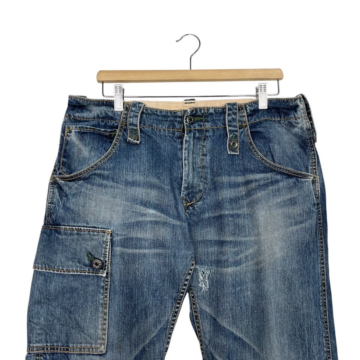 Japanese Brand Vintage Blue Way Tactical Denim Size US 34 / EU 50 - 2 Thumbnail