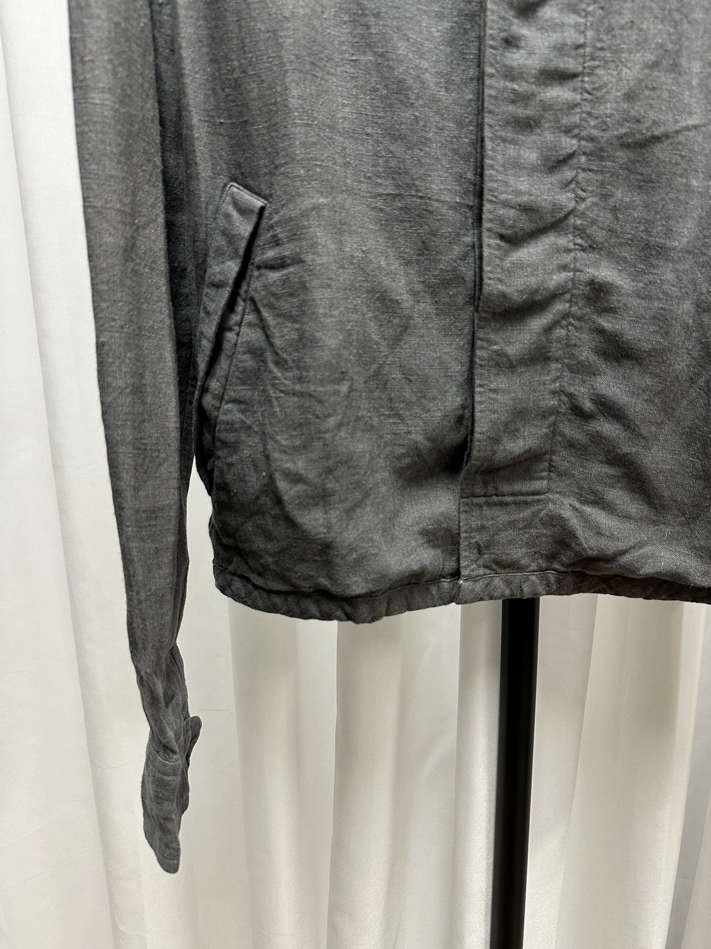 Comme des Garcons Comme des Garçons Shirt Linen Shirts M Gunmetal Gray Size US M / EU 48-50 / 2 - 3 Thumbnail