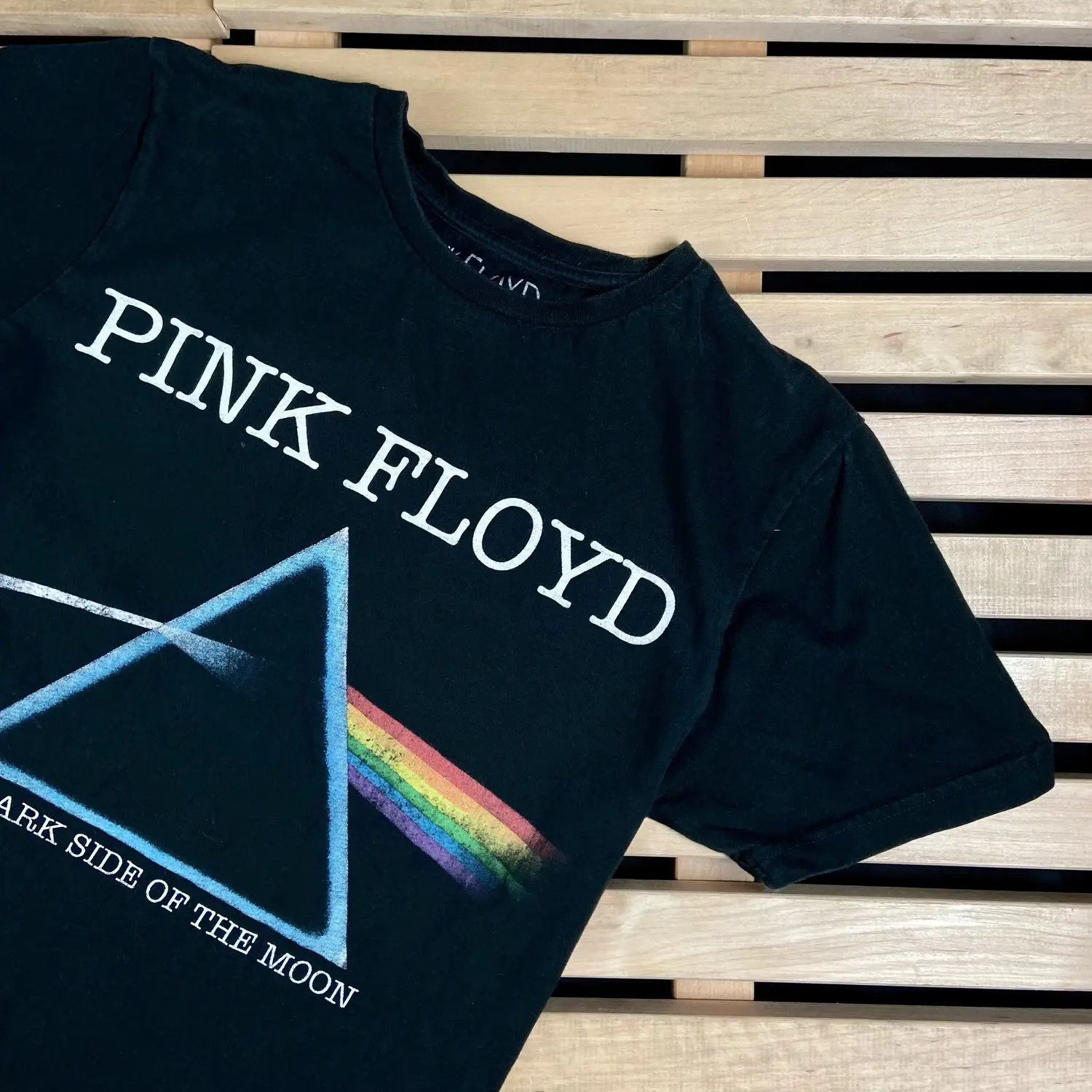 Band Tees × Pink Floyd × Vintage Mens Vintage T Shirt Pink Floys The Dark Side Size S Size US S / EU 44-46 / 1 - 2 Thumbnail