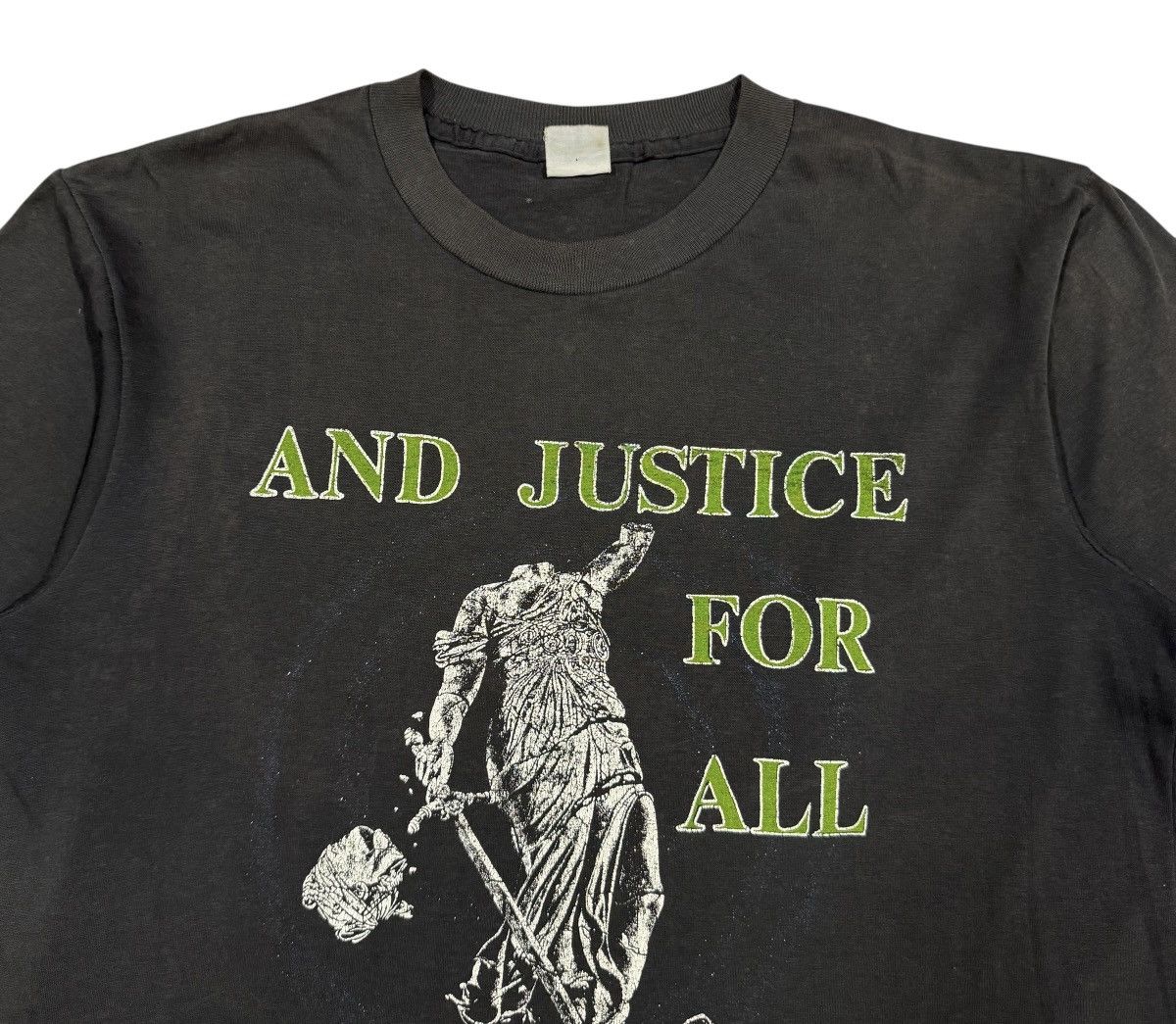 Band Tees Vintage🔥1980s Metalica *ONE* Promo Band Tees Shirt Size US M / EU 48-50 / 2 - 3 Thumbnail