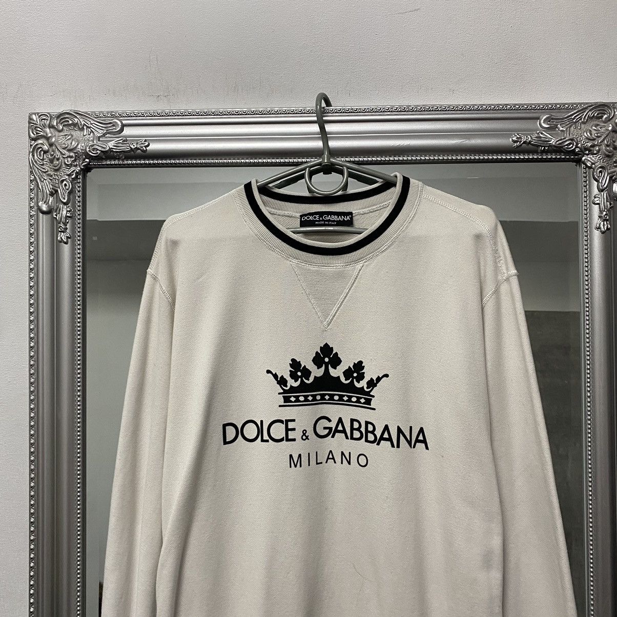Dolce & Gabbana Rare Dolce & Gabbana sweatshirt big logo milano Size US M / EU 48-50 / 2 - 2 Thumbnail