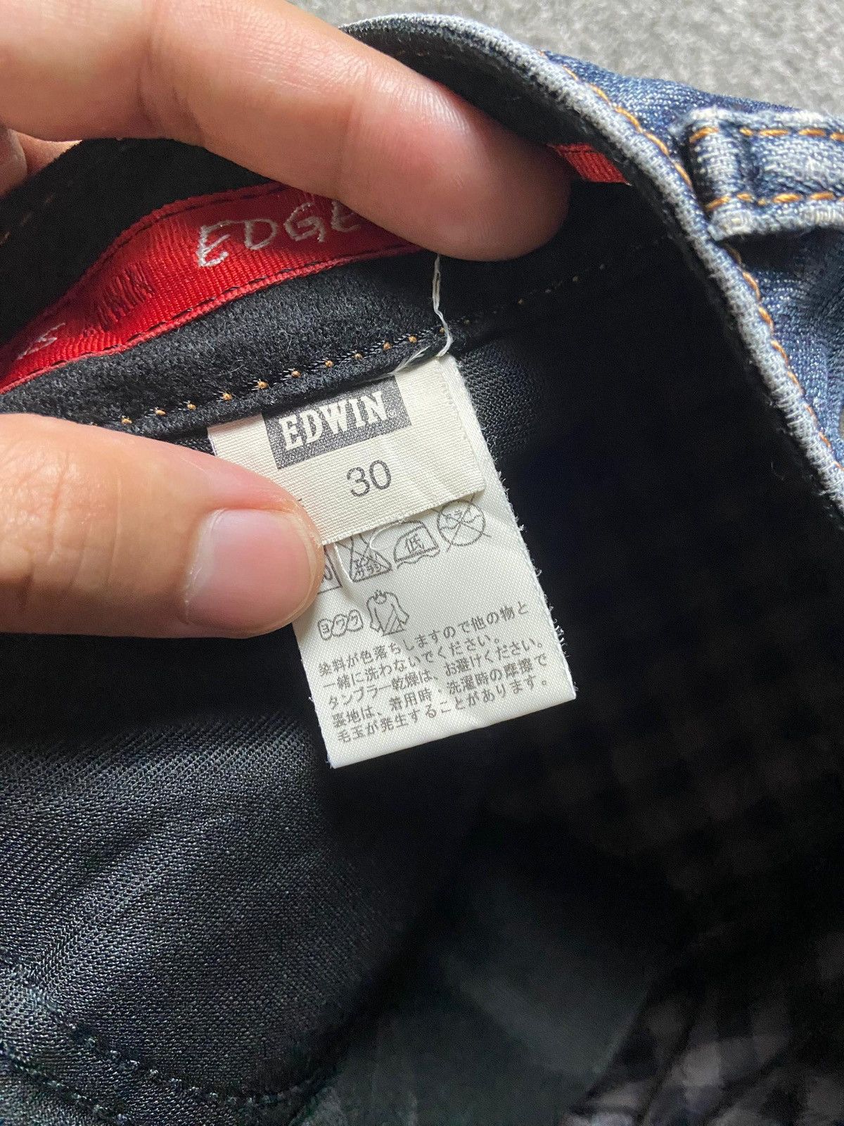 Edwin Edwin Edge Of Blue Distressed Denim Jeans (139) Size US 32 / EU 48 - 9 Thumbnail