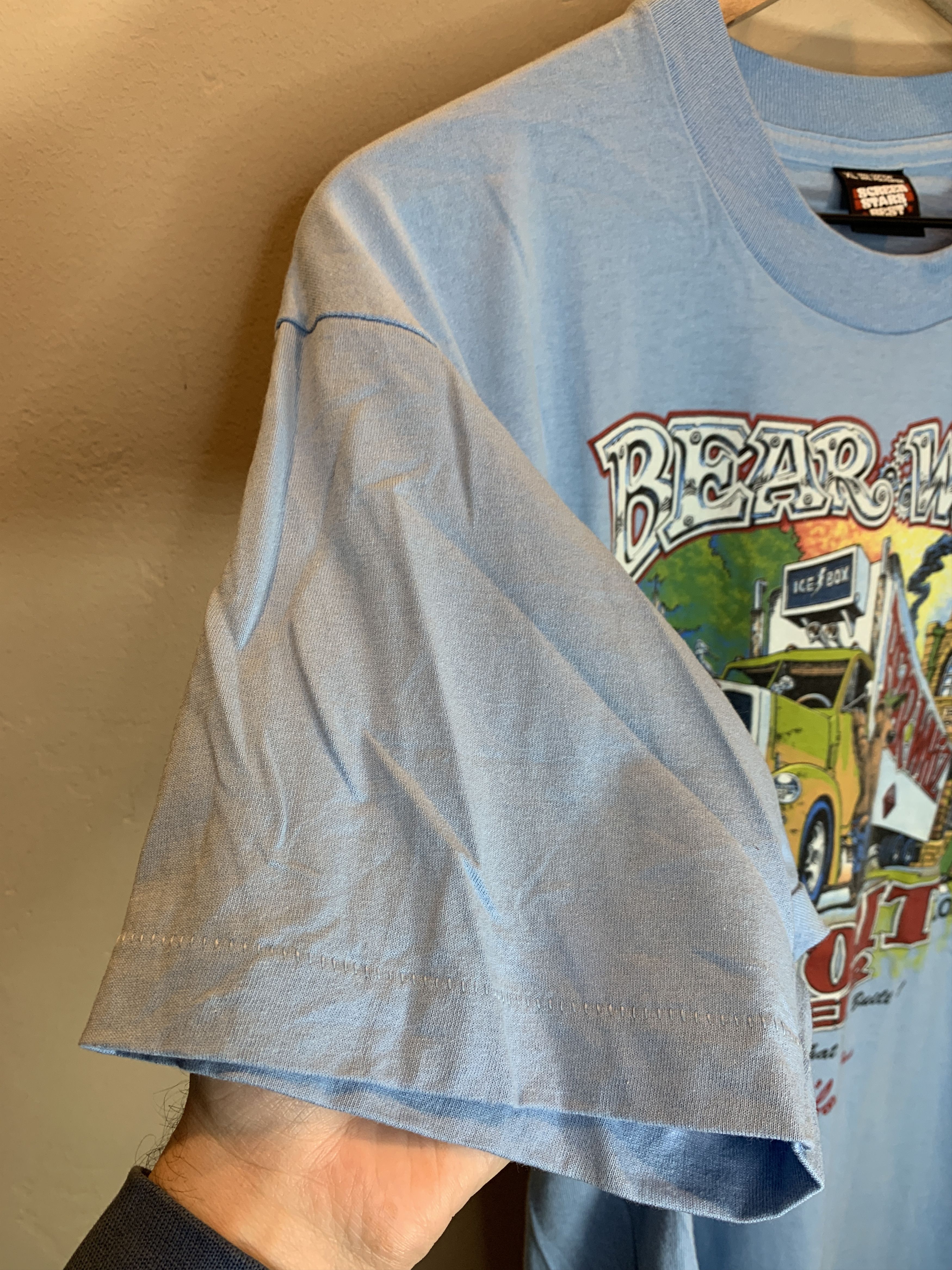 Vintage RARE Vintage 80’s Bear Whiz Stout Beer Single Stitch T-Shirt Size US XL / EU 56 / 4 - 3 Thumbnail