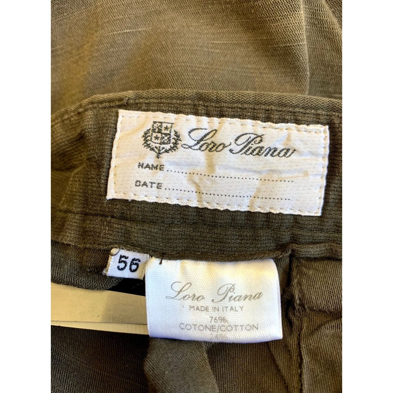 Loro Piana Loro Piana Chino Pants Men Brown Cotton Casual 38 XL 39 in Inseam 28 in Made in Italy Size US 38 / EU 54 - 3 Thumbnail
