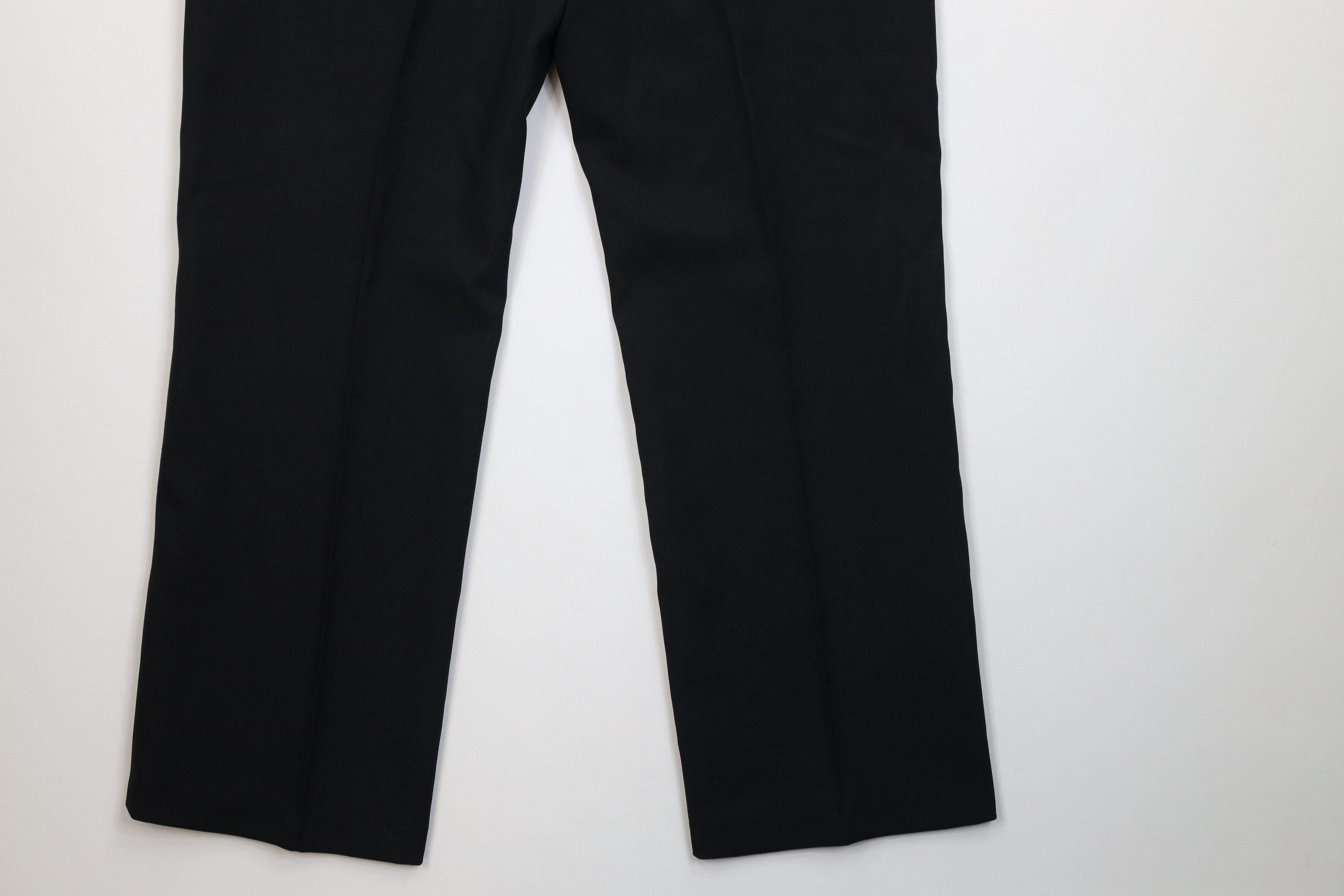 Vintage Vintage 70s Streetwear Flared Wide Leg Chino Pants Black USA Size US 38 / EU 54 - 12 Thumbnail