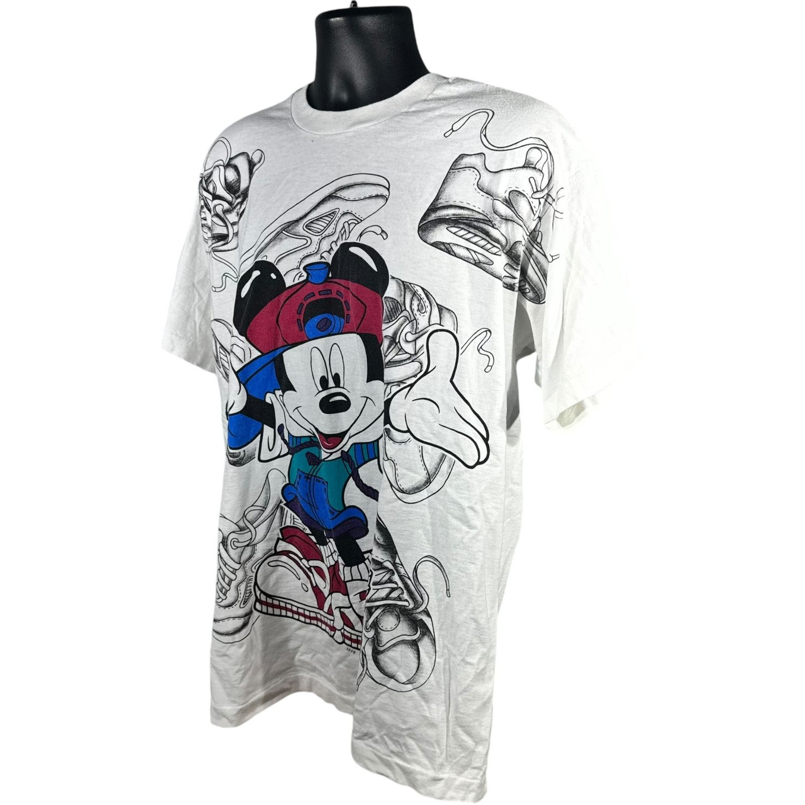 Mickey Unlimited Vintage Mickey Unlimited Mickey Mouse Sneaker Tee 90s Size US XXL / EU 58 / 5 - 3 Thumbnail
