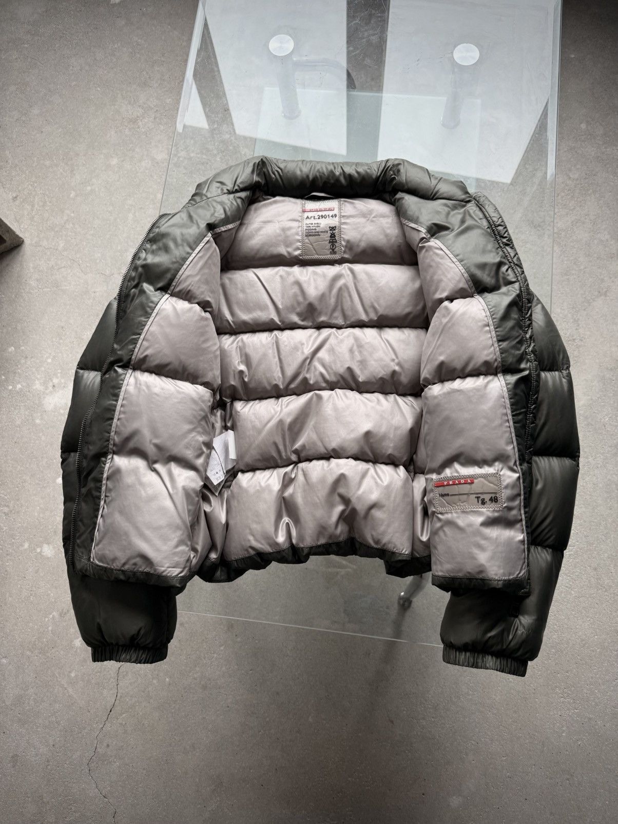 Prada Vintage Prada Down Jacket Dark Green Size M / US 6-8 / IT 42-44 - 6 Thumbnail