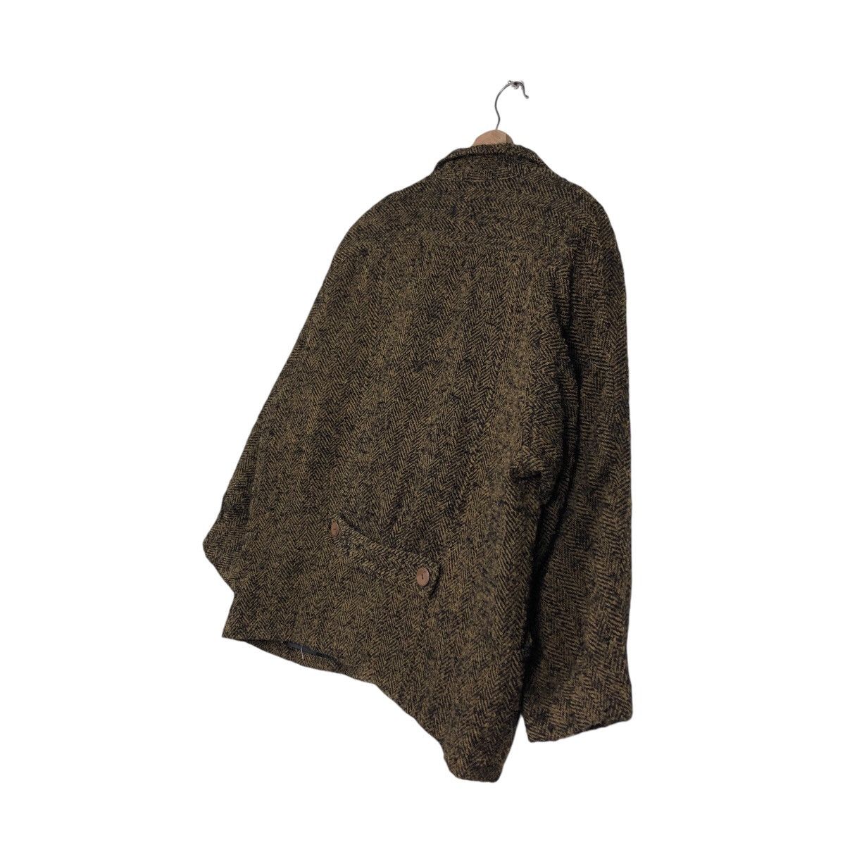 Japanese Brand 📌Vintage Wool Herringbone Bomber Jacket Murayama Kapital Size US M / EU 48-50 / 2 - 11 Thumbnail