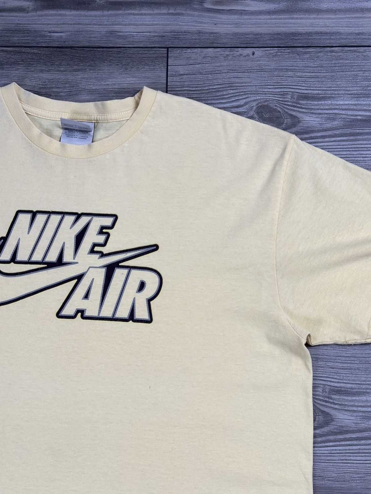 Nike × Vintage Vintage Y2K Nike Air Spell Out T Shirt Size US L / EU 52-54 / 3 - 5 Thumbnail