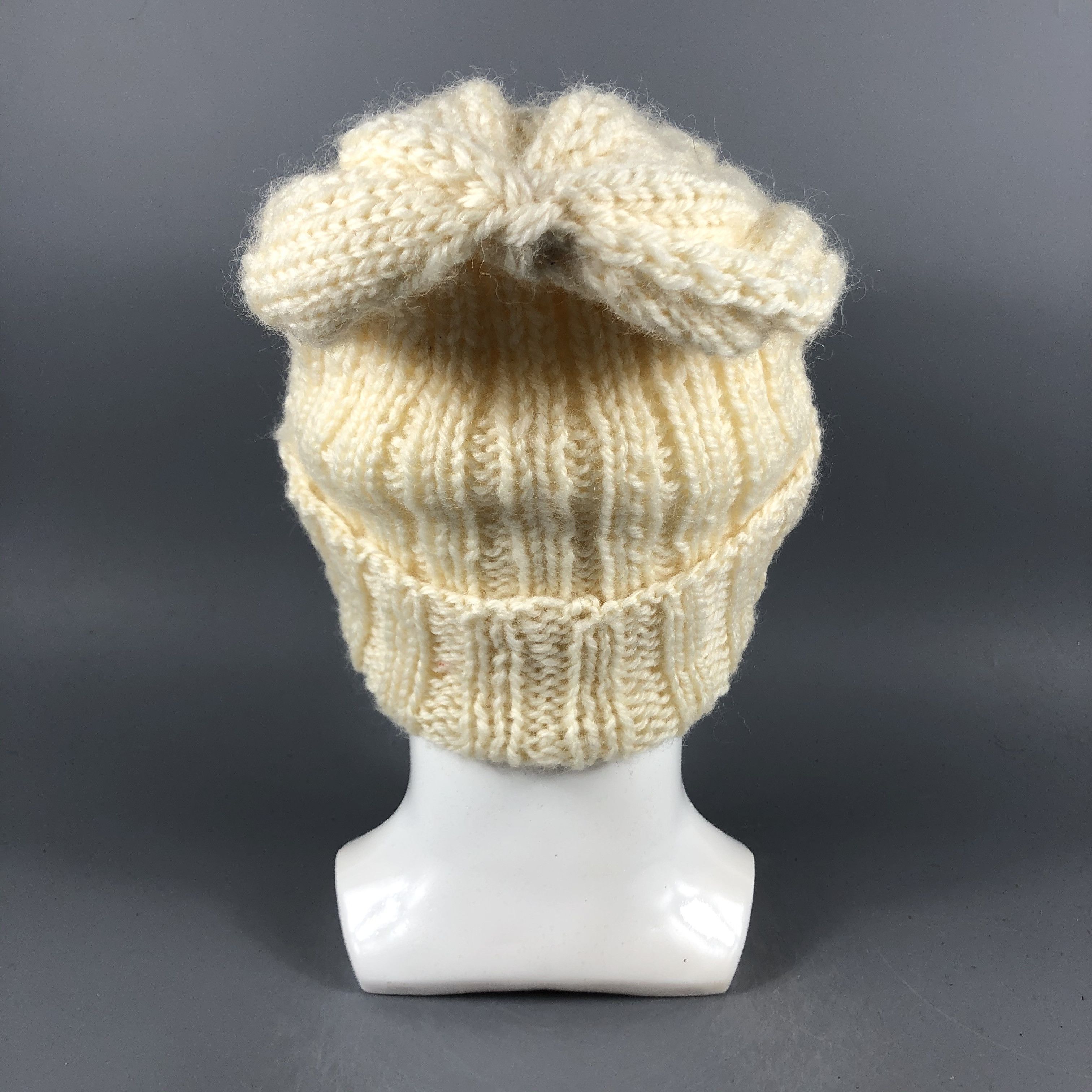 Japanese Brand × Vintage Unknown Ribbed Knit Beanie Snow Hat Snow Cap -D1078 Size ONE SIZE - 3 Thumbnail