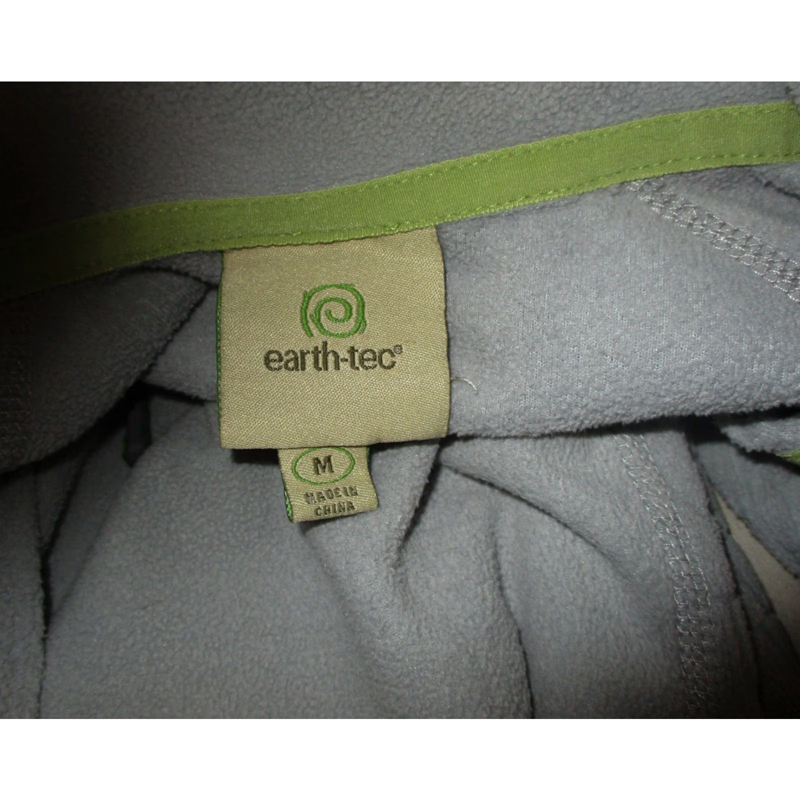 Vintage Earth-Tec Jersey 1/2 Zip Fleece Solid Green Size M Womens Shirt Long Sleeve 1/2 Zip Fall Spring Summer Winter Modern Flight Series Size M / US 6-8 / IT 42-44 - 6 Thumbnail