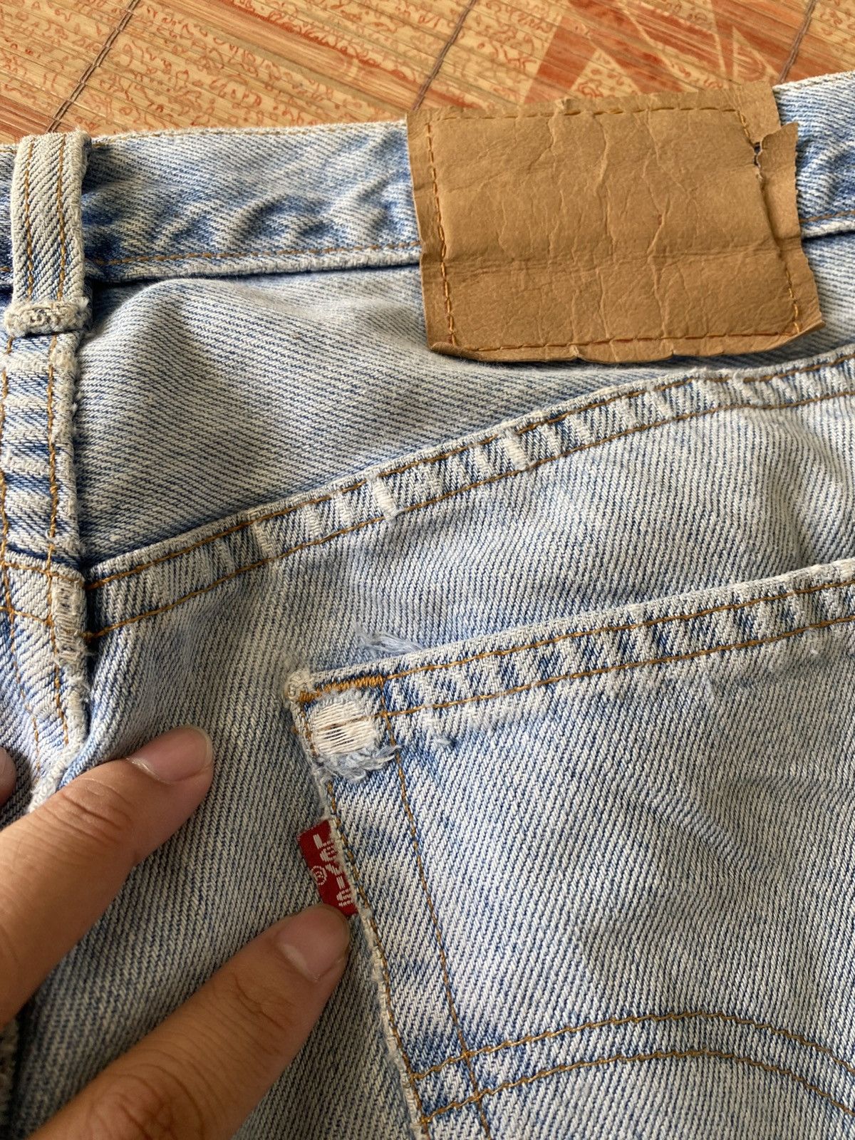 Levi's Vintage Levis 90s Straigh Denim Size US 33 - 7 Thumbnail