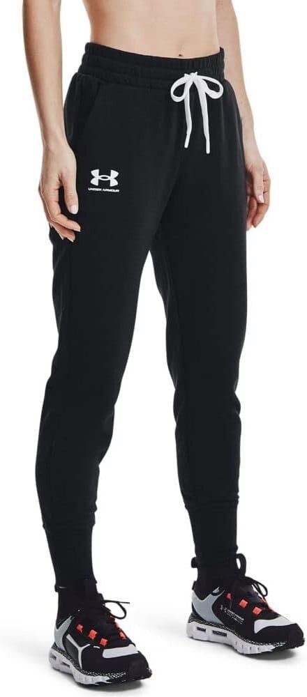 Under Armour Under Armour 1357035 UA Fleece Joggers Black ( 2X ) Size 42" / US 20 - 1 Thumbnail