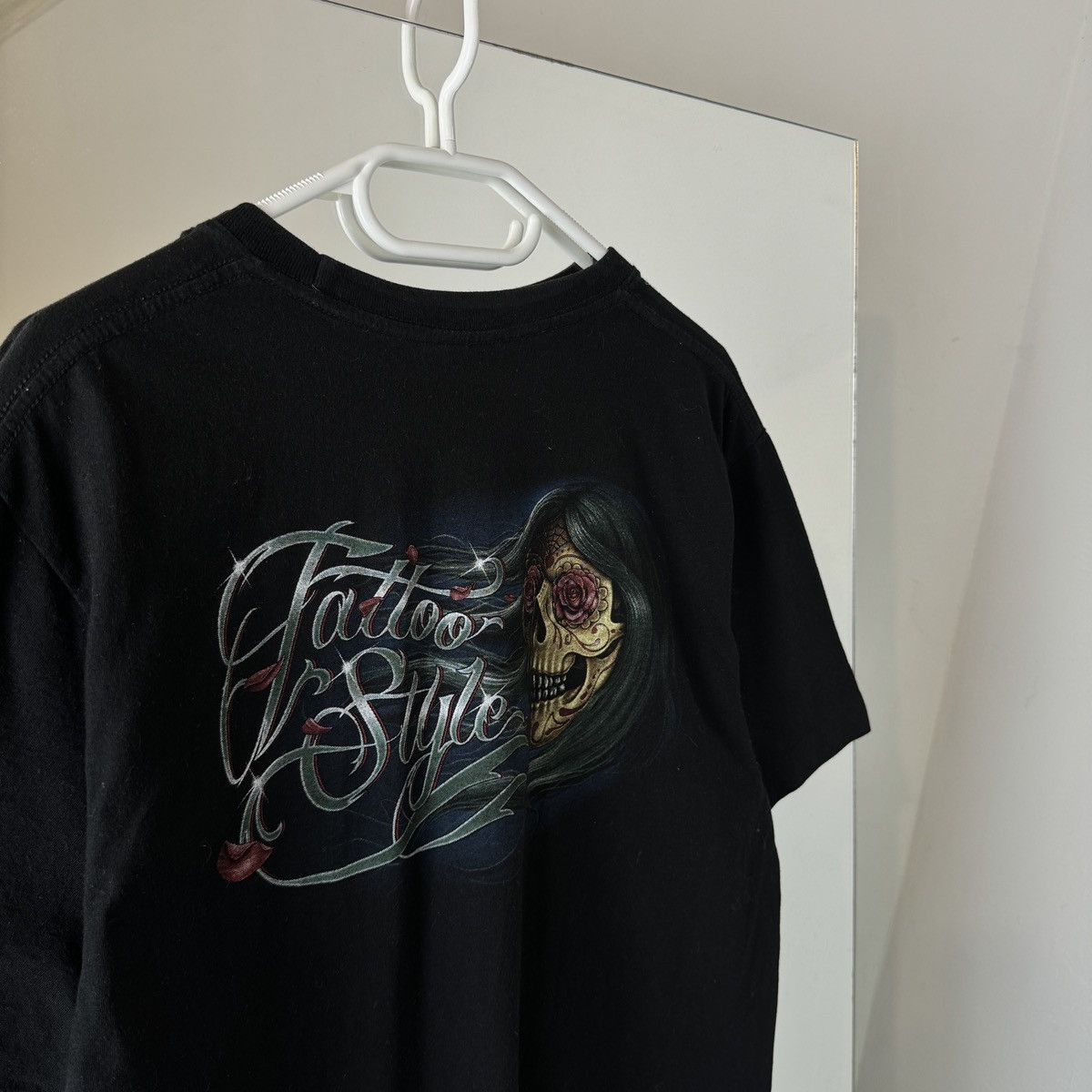 Vintage Vintage T-shirt Tattoo Style Skull 90s Rock Single Stitch Size US L / EU 52-54 / 3 - 6 Thumbnail