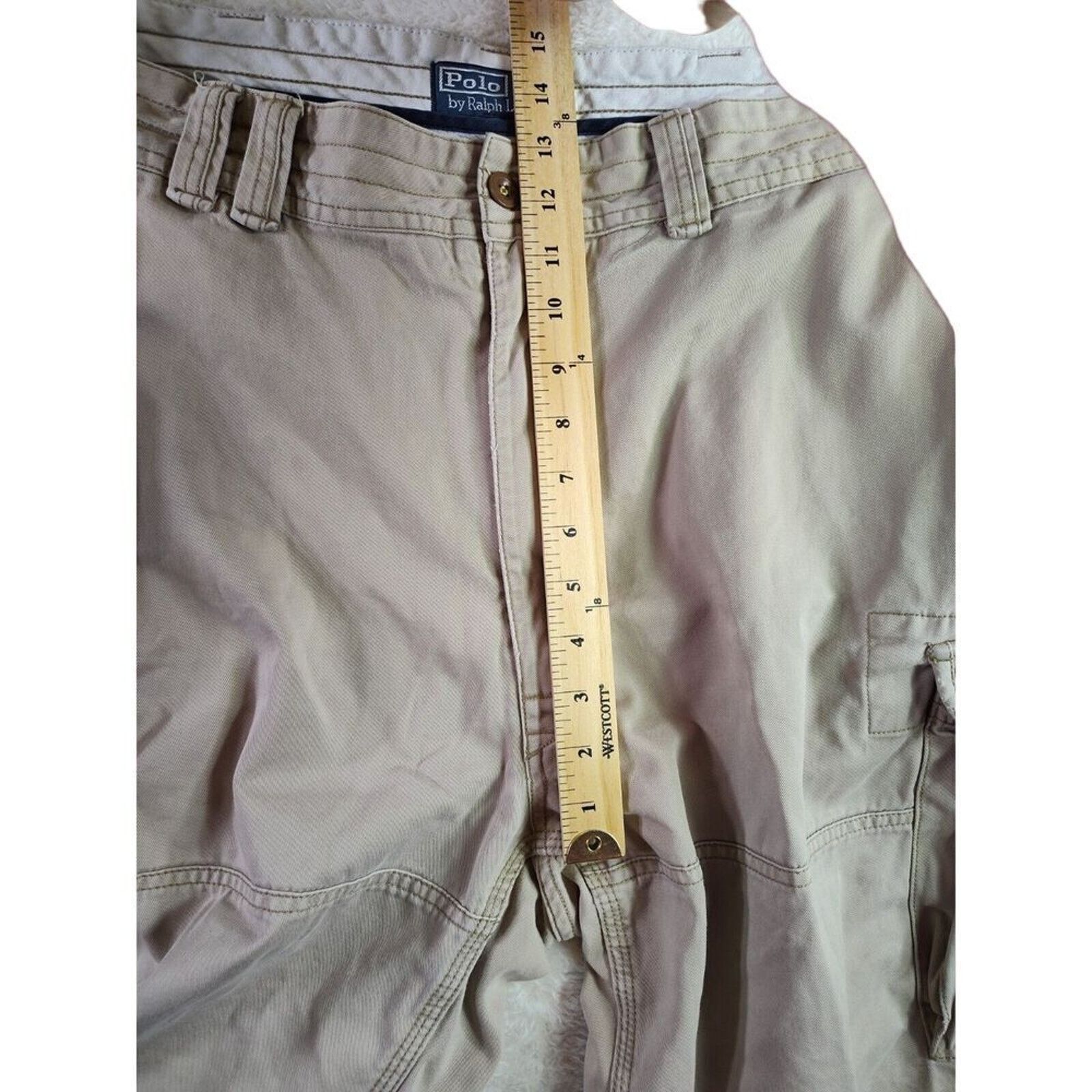 Polo Ralph Lauren Vintage Polo Ralph Lauren Cargo Shorts Mens 40 T Tall Baggy Size US 40 / EU 56 - 8 Thumbnail