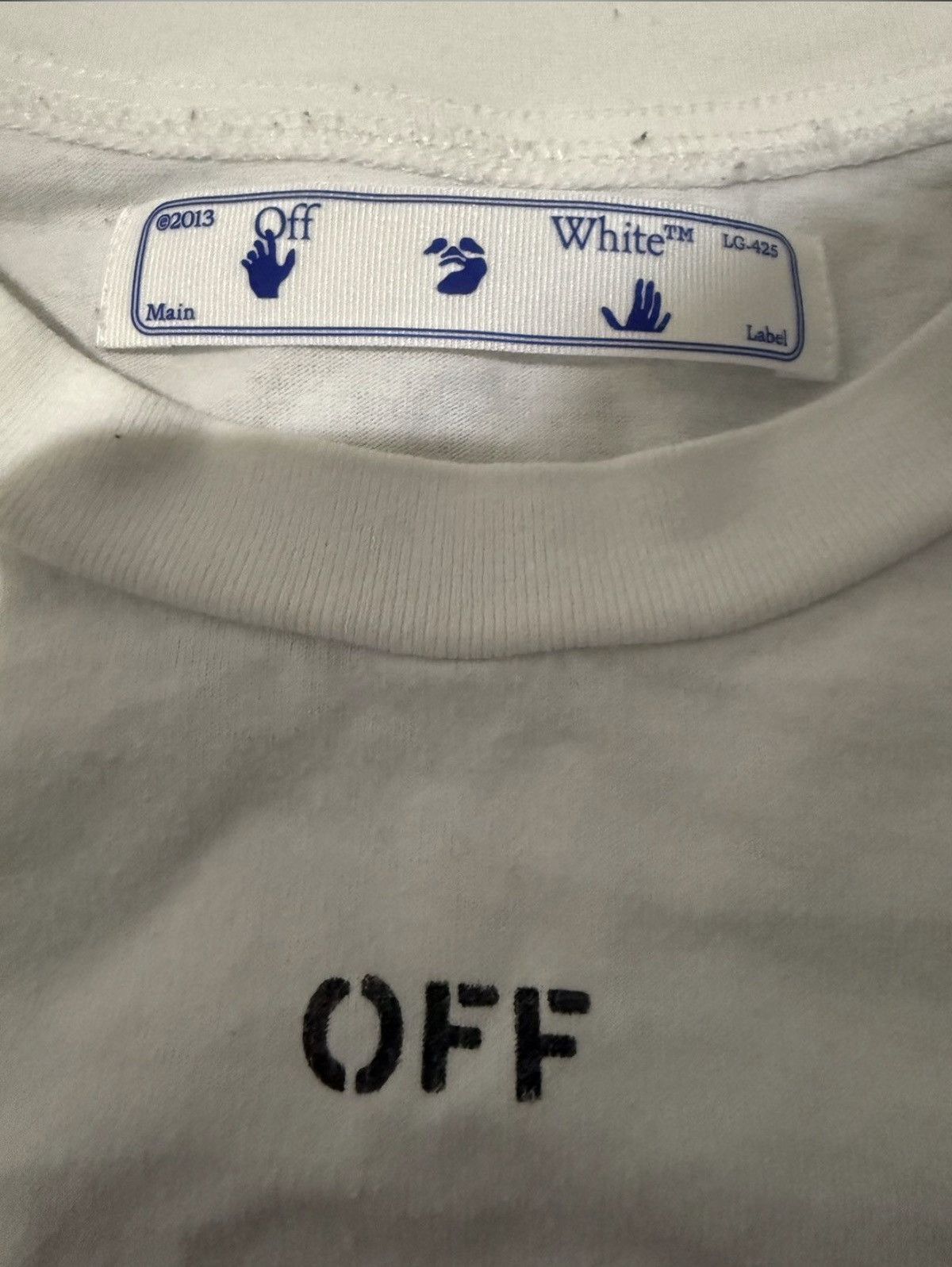 Off-White Pascal FOR EVER Painting T-Shirt Size US M / EU 48-50 / 2 - 4 Thumbnail