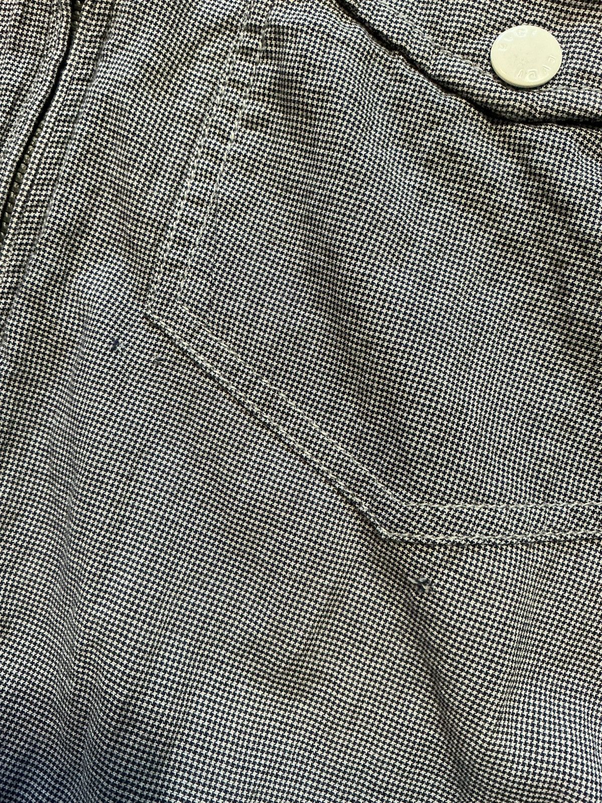 Ever Ever Brand Made In USA Houndstooth Zip Hooded Pocket Jacket Size US XL / EU 56 / 4 - 8 Thumbnail