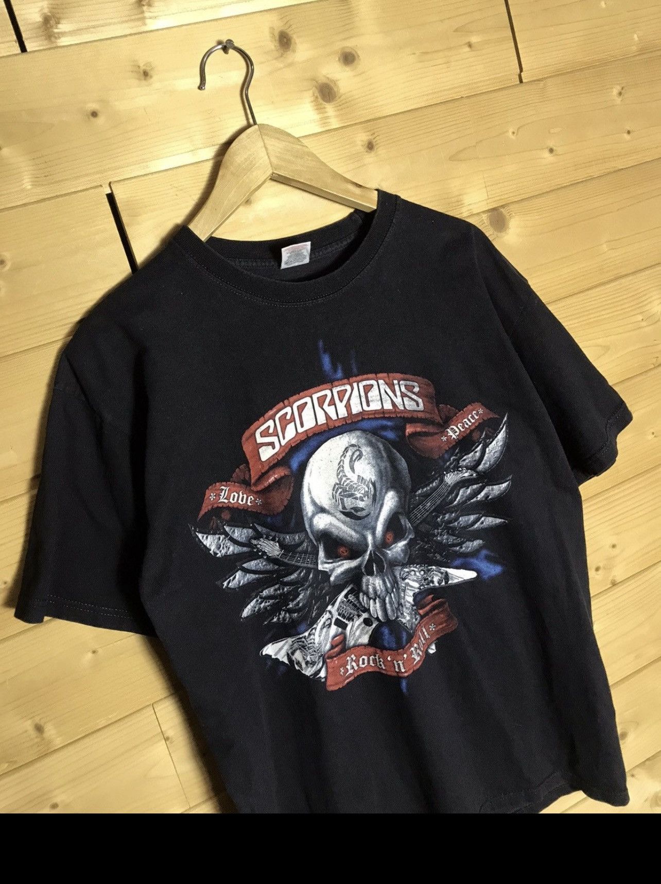 Vintage Vintage 00s Scorpions t shirt Size US L / EU 52-54 / 3 - 2 Thumbnail