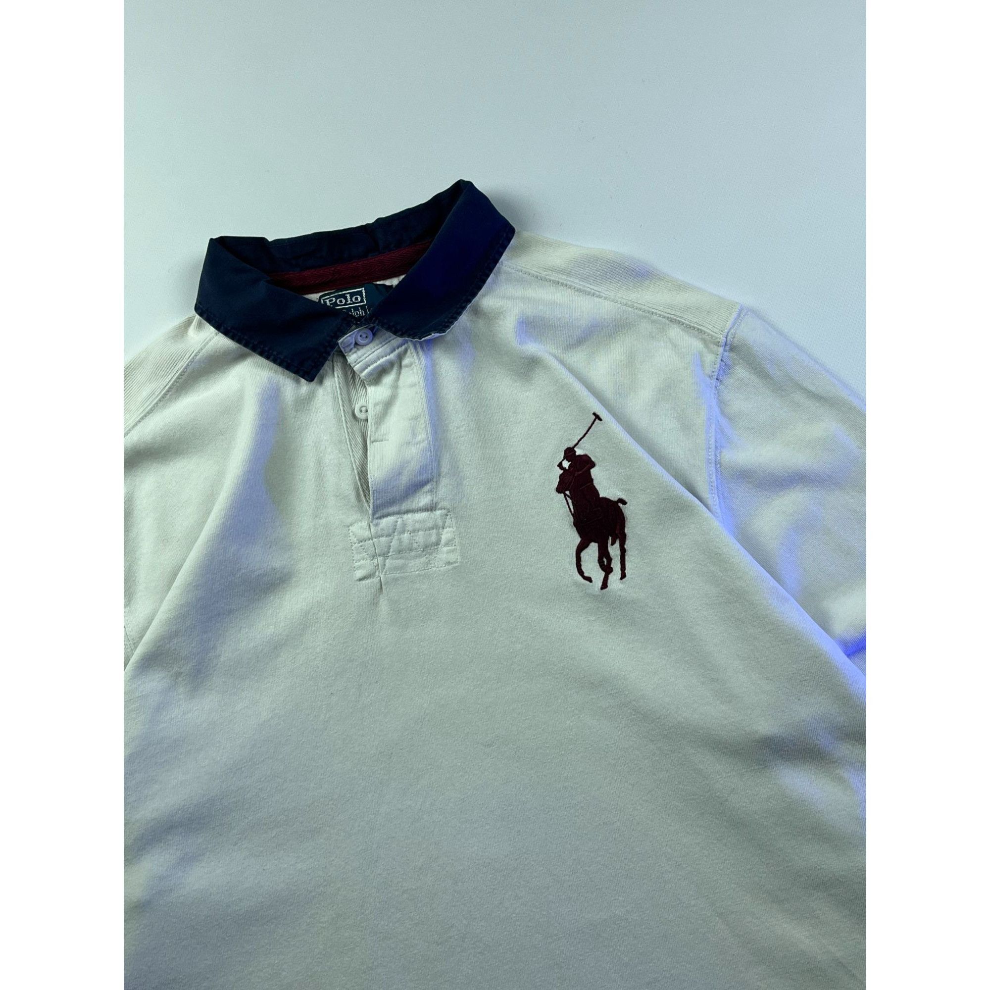 Ralph Lauren × Vintage Ralph Lauren Rugby Long Sleeve Shirt Size US XXL / EU 58 / 5 - 2 Thumbnail
