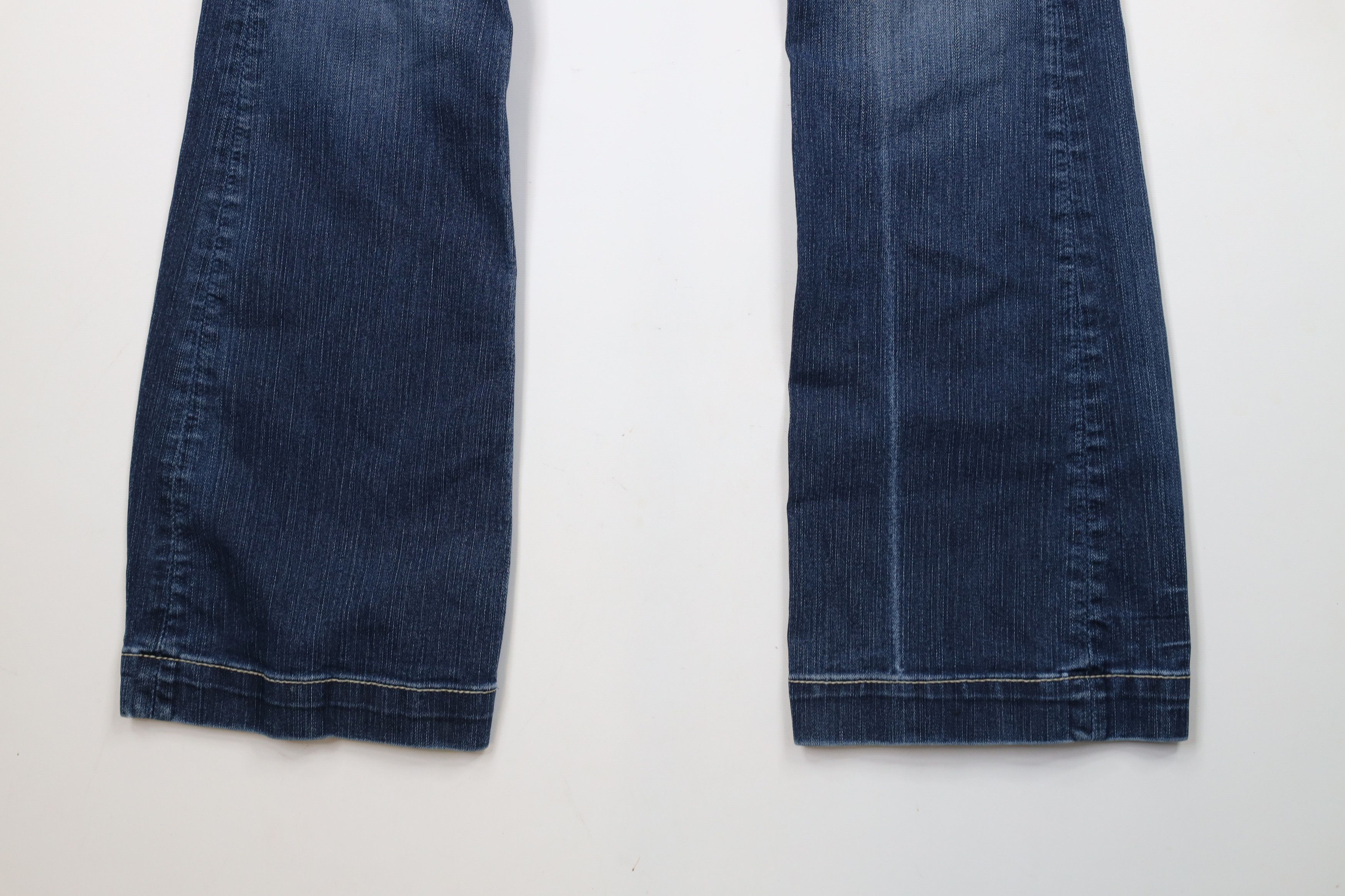 Vintage Buckle BKE Thick Stitch Starlite Stretch Flared Jeans Blue Size 28" / US 6 / IT 42 - 4 Thumbnail