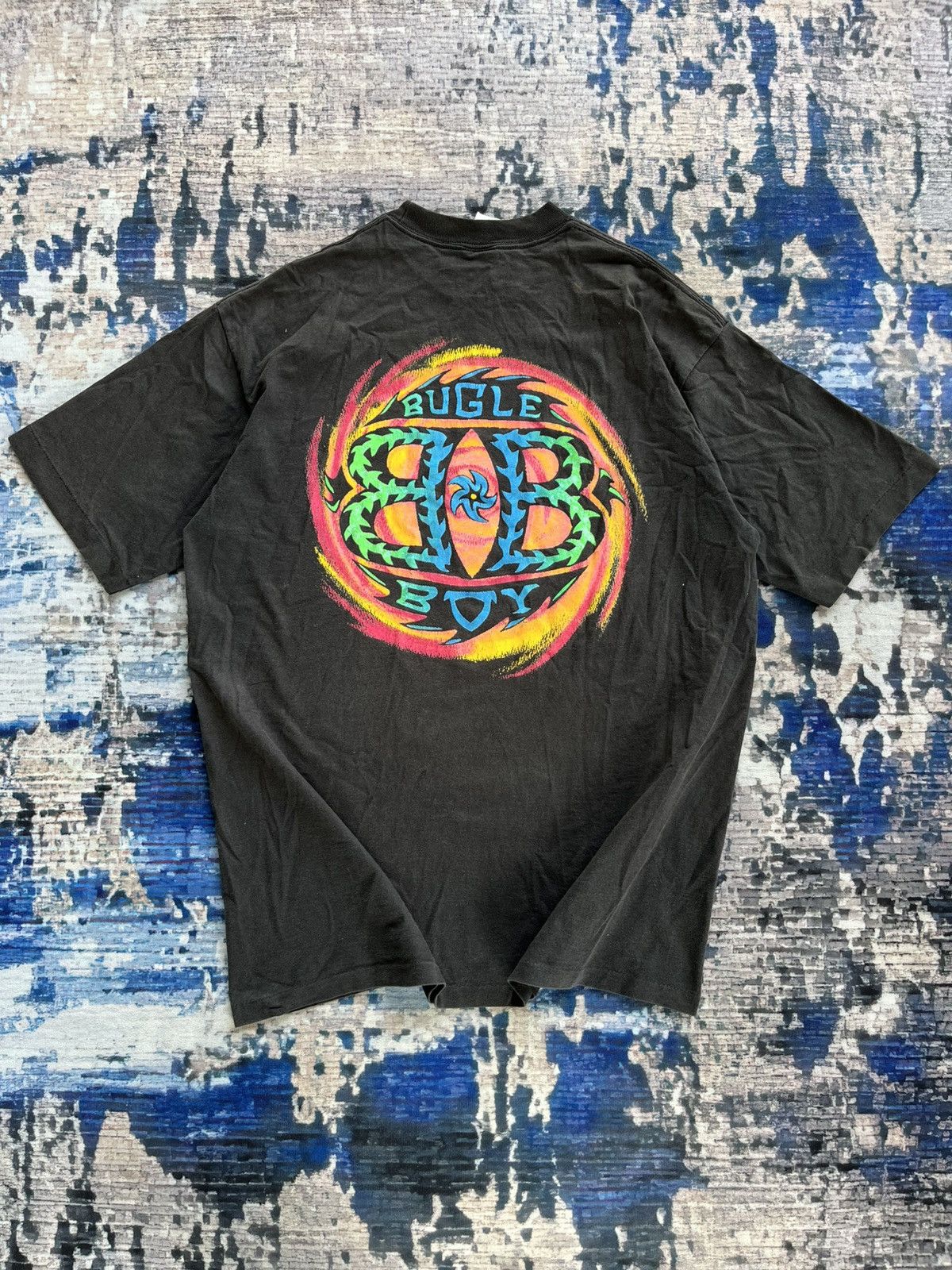Bugle Boy Vintage Bugle Boy Backhit Logo 90s Tee USA Size US L / EU 52-54 / 3 - 1 Thumbnail