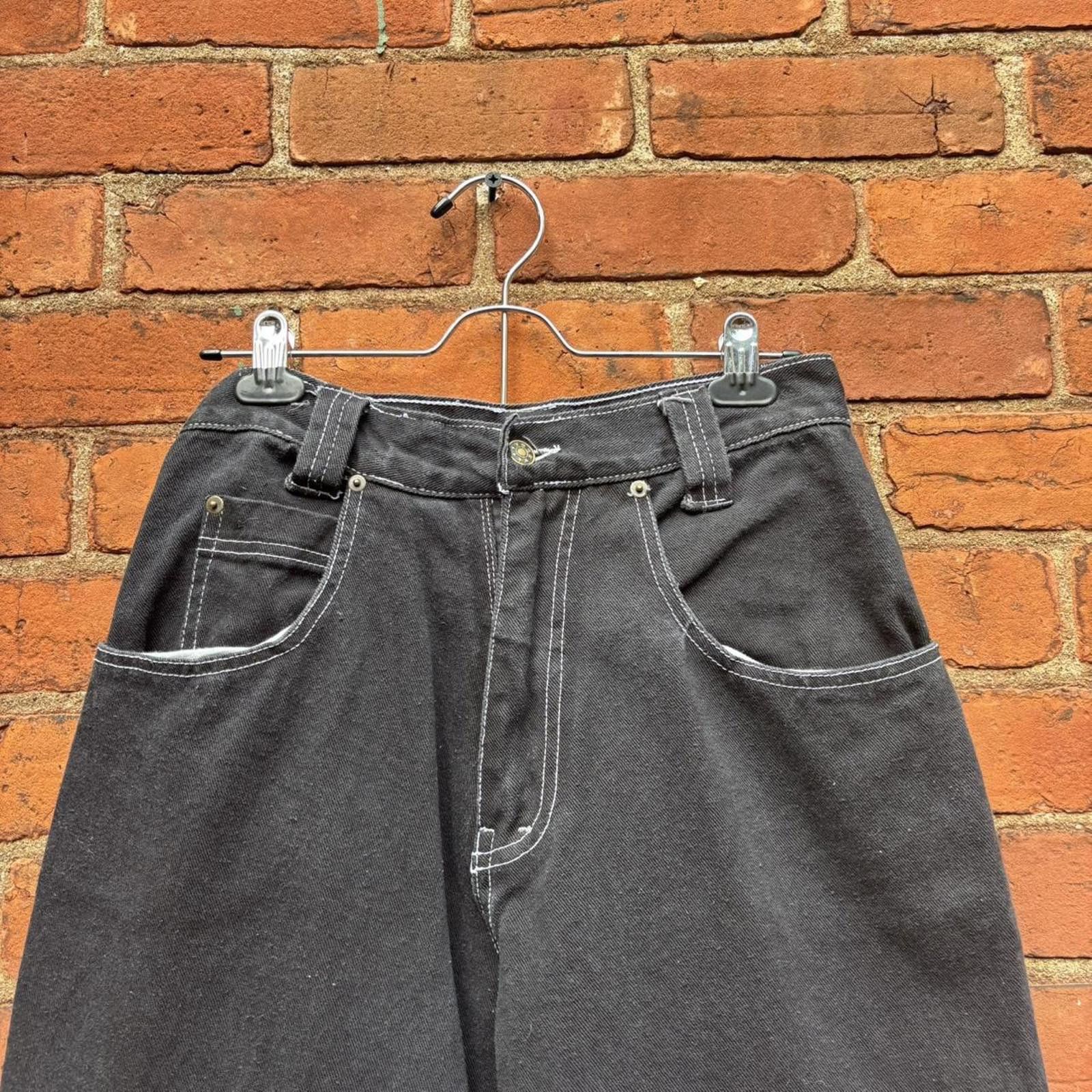 Other vintage black off stitch pourquoi jeans 90s 26 Size US 26 / EU 42 - 2 Thumbnail