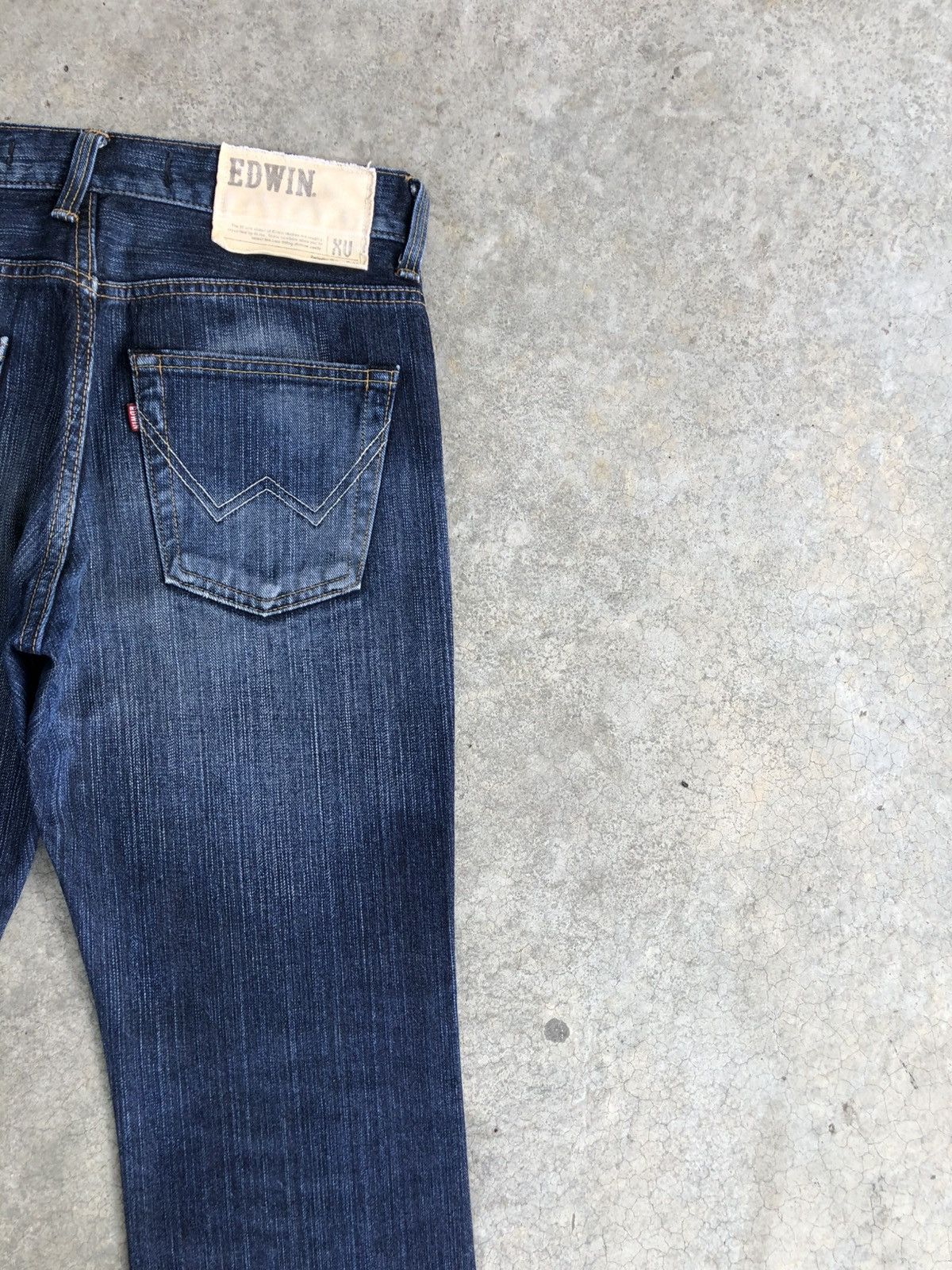 If Six Was Nine Japanese Edwin Exclusive Vintage Flared Jeans Distressed Size US 30 / EU 46 - 10 Thumbnail