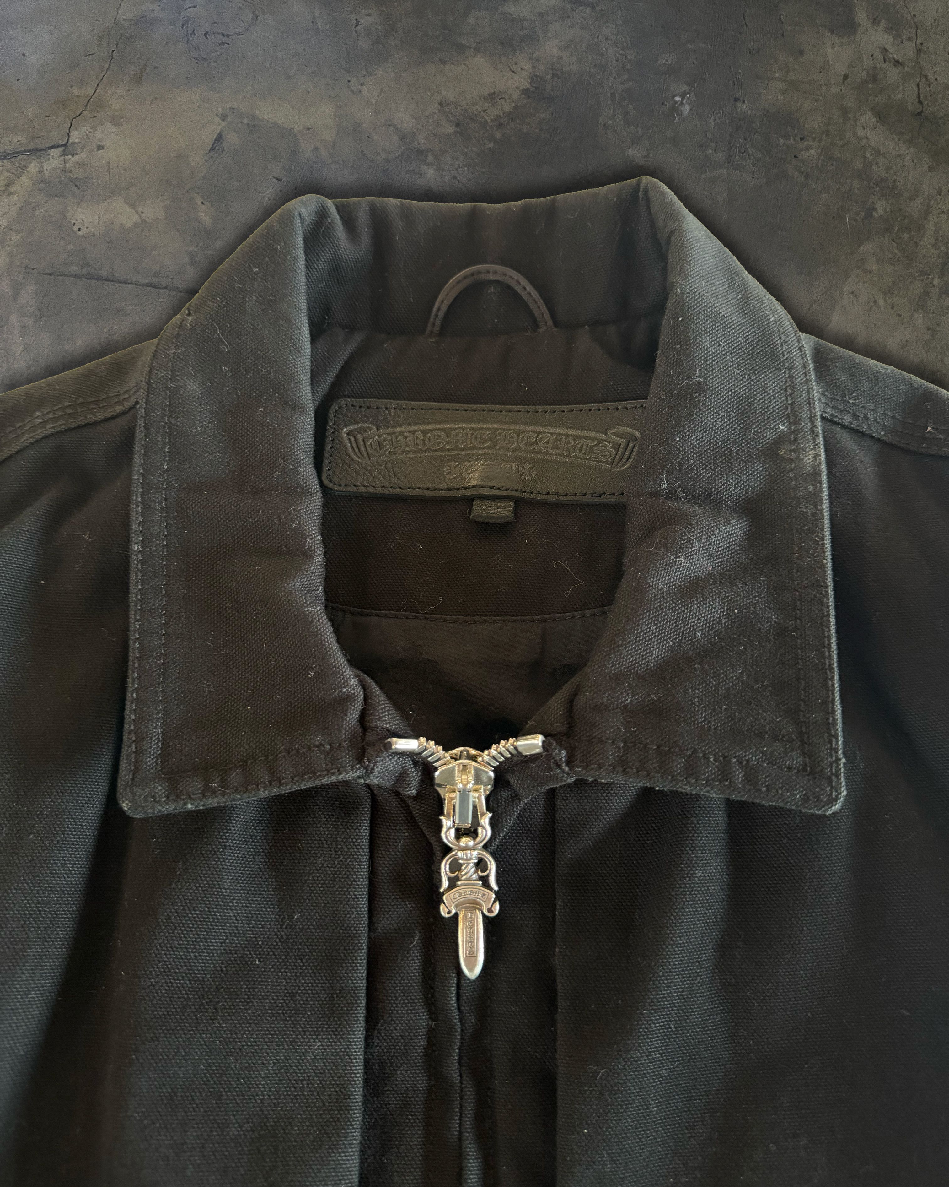 Chrome Hearts CHROME HEARTS STREET MEAT DAGGER ZIP CANVAS WORK JACKET Size US XL / EU 56 / 4 - 2 Thumbnail
