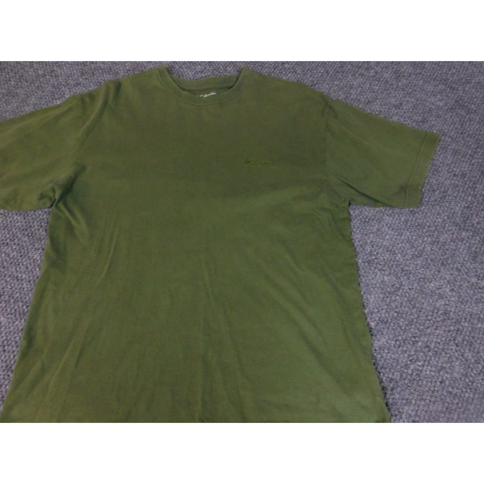 Vintage Columbia Mens Shirt T-Shirt Short Sleeve Crew Neck Green Logo Cotton Blend Polyester Regular Size M USA Theme Size US M / EU 48-50 / 2 - 3 Thumbnail