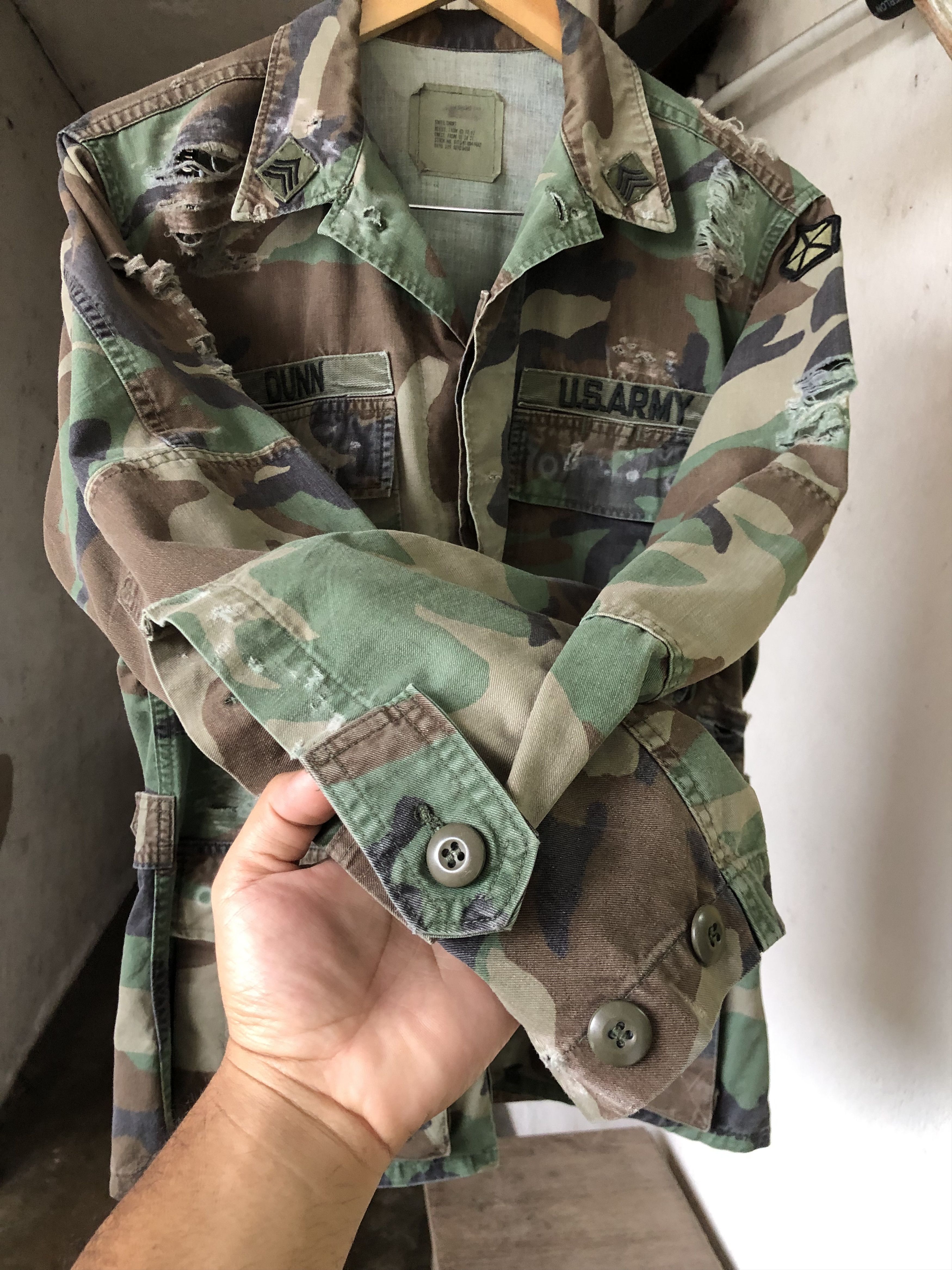 Vintage Vintage Us Army x Orion Band Distressed Army Jacket Size US M / EU 48-50 / 2 - 10 Thumbnail
