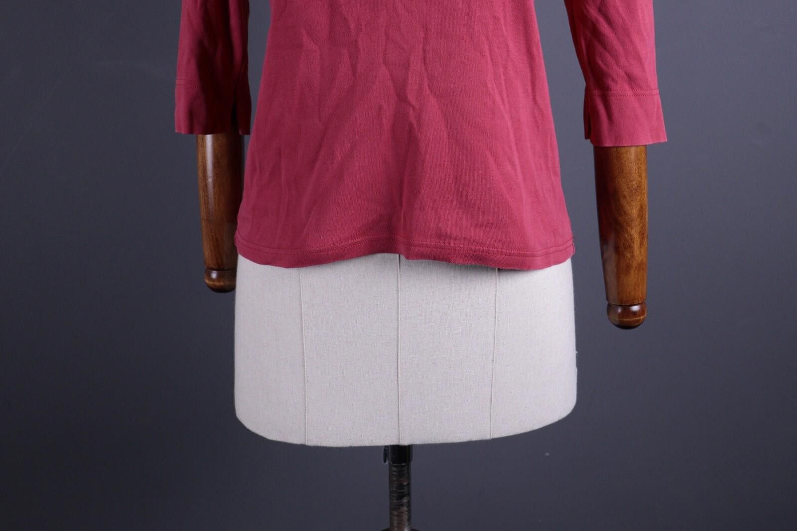 Saint James Saint James Red Long Sleeve Pullover Pockets Overshirt Shirt Size S / US 4 / IT 40 - 3 Thumbnail