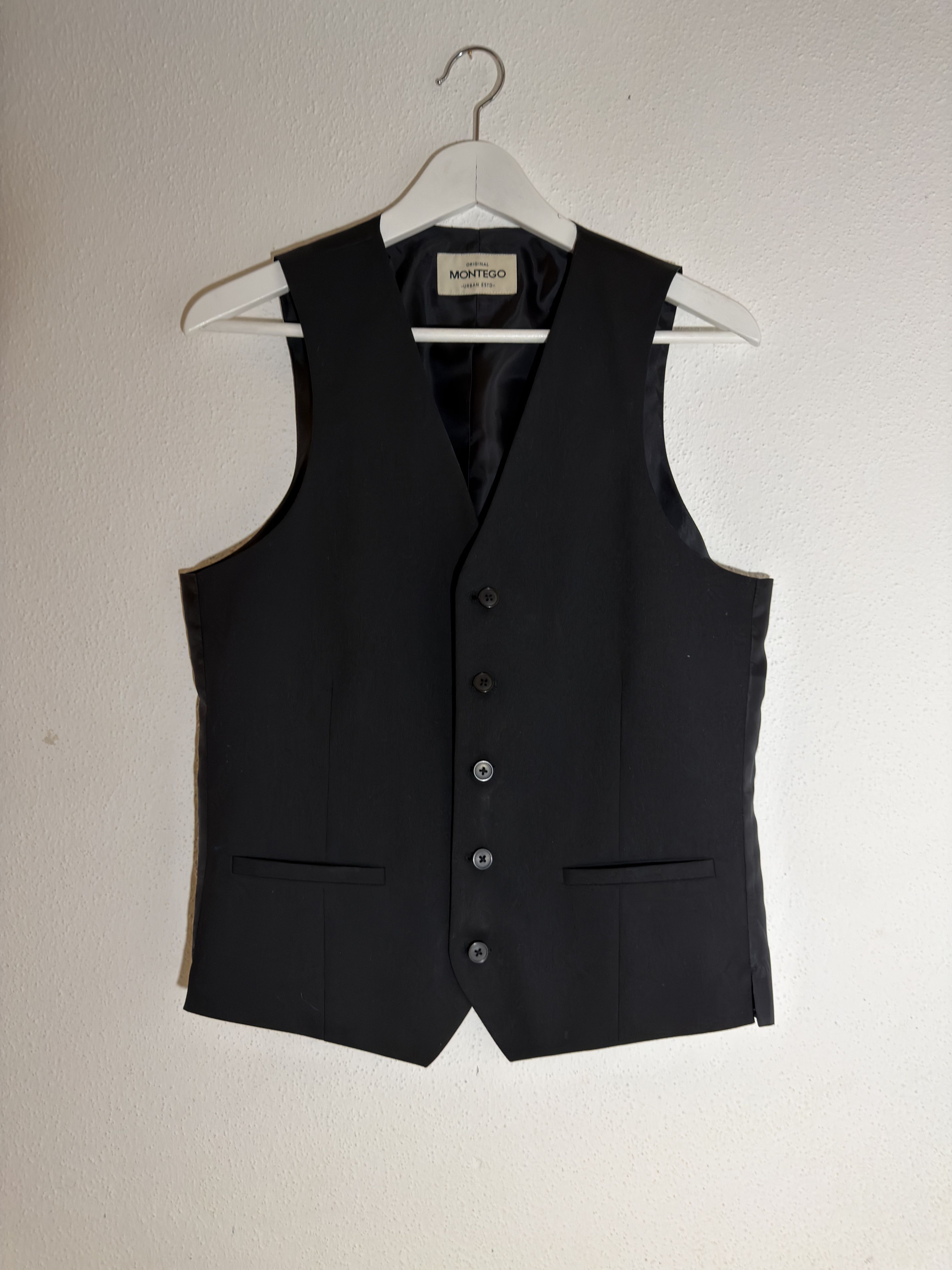 Other Black Suit Vest – Montego Size 38R - 1 Thumbnail