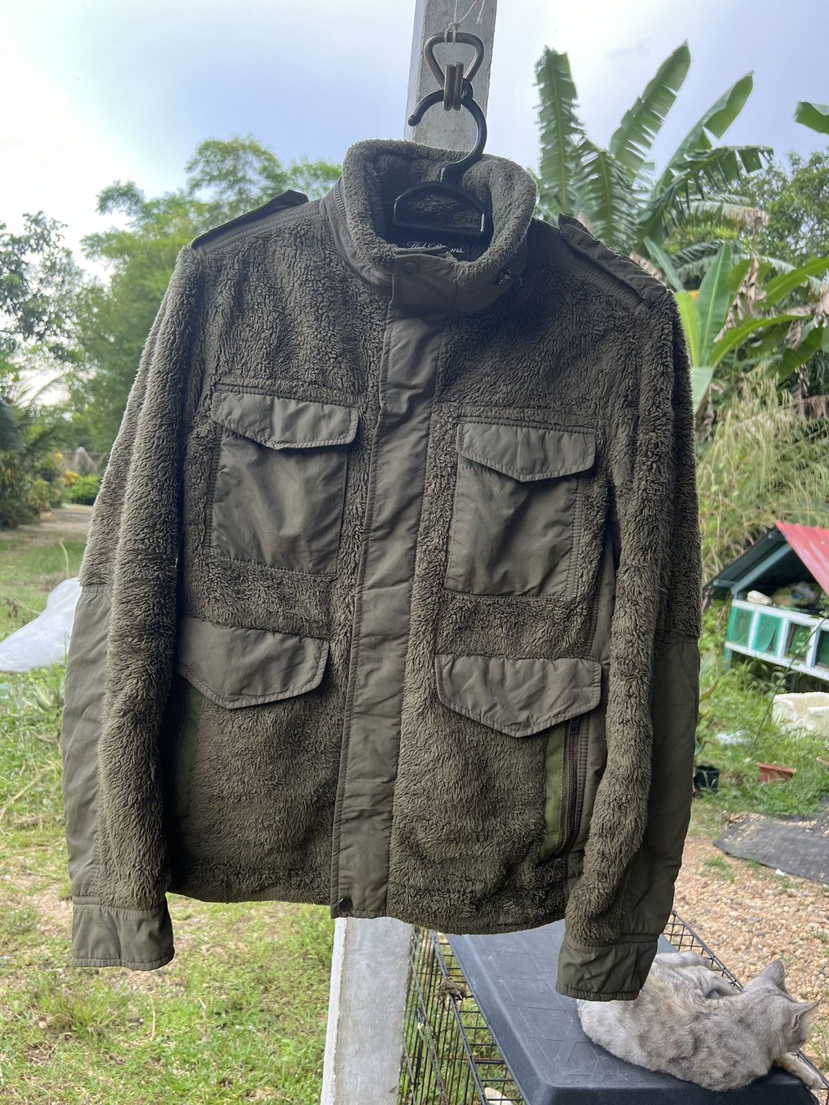Beams Plus JACKET THE BEAMS x DEEP PILE x FLEECE. (GJ1) Size US S / EU 44-46 / 1 - 13 Thumbnail