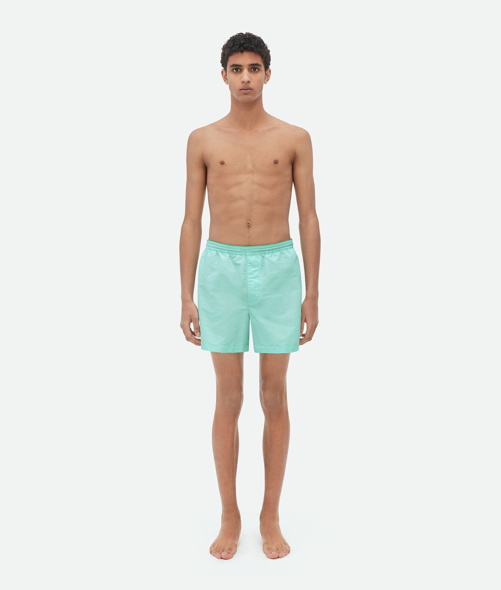 Bottega Veneta o1n1vont1024 Polyester Swim Shorts in Light Blue Size US 36 / EU 52 - 1 Thumbnail