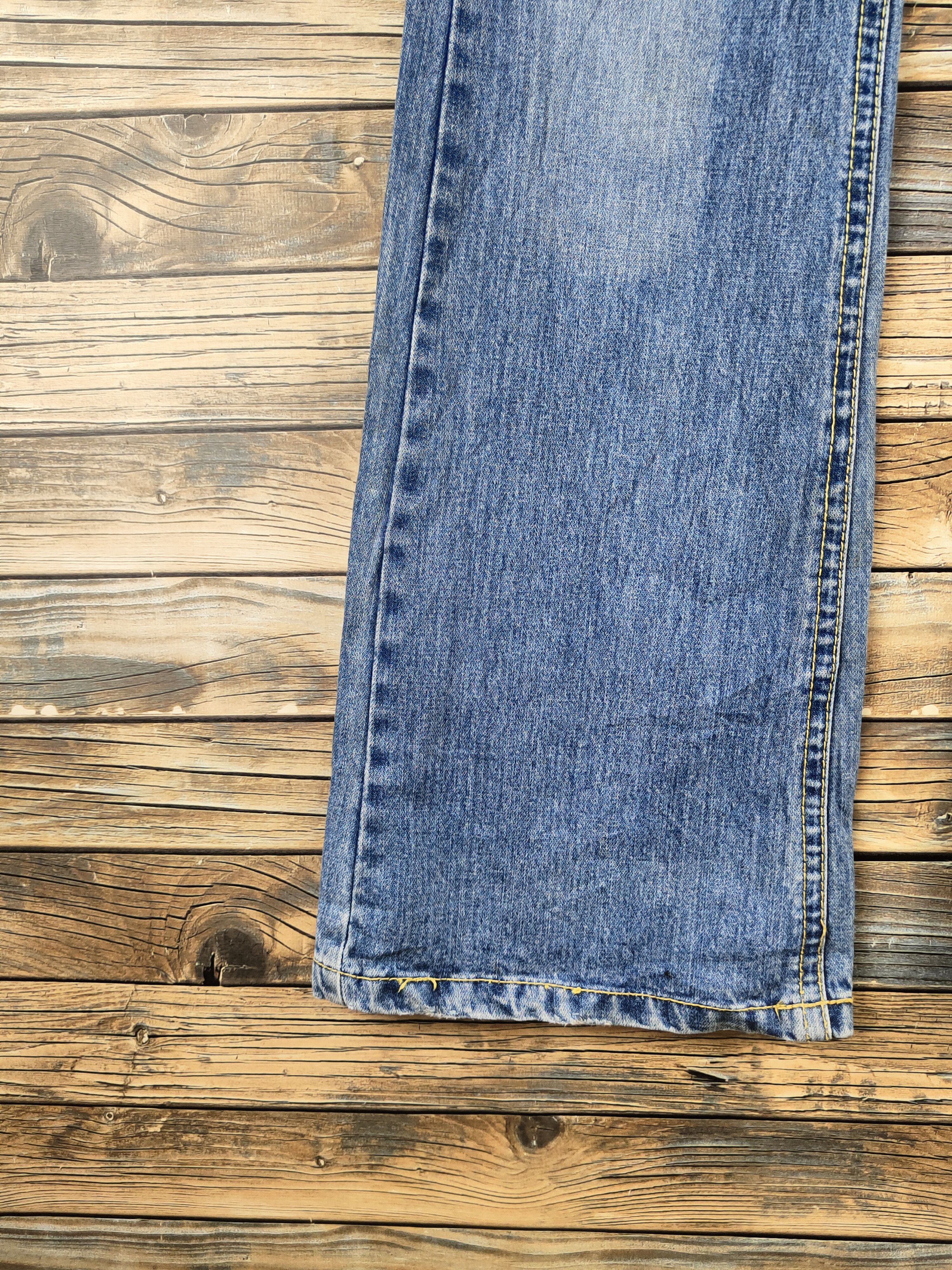 Japanese Brand Back Rush Blue Distressed Ripped Jeans #S2924 Size 28" / US 6 / IT 42 - 4 Thumbnail