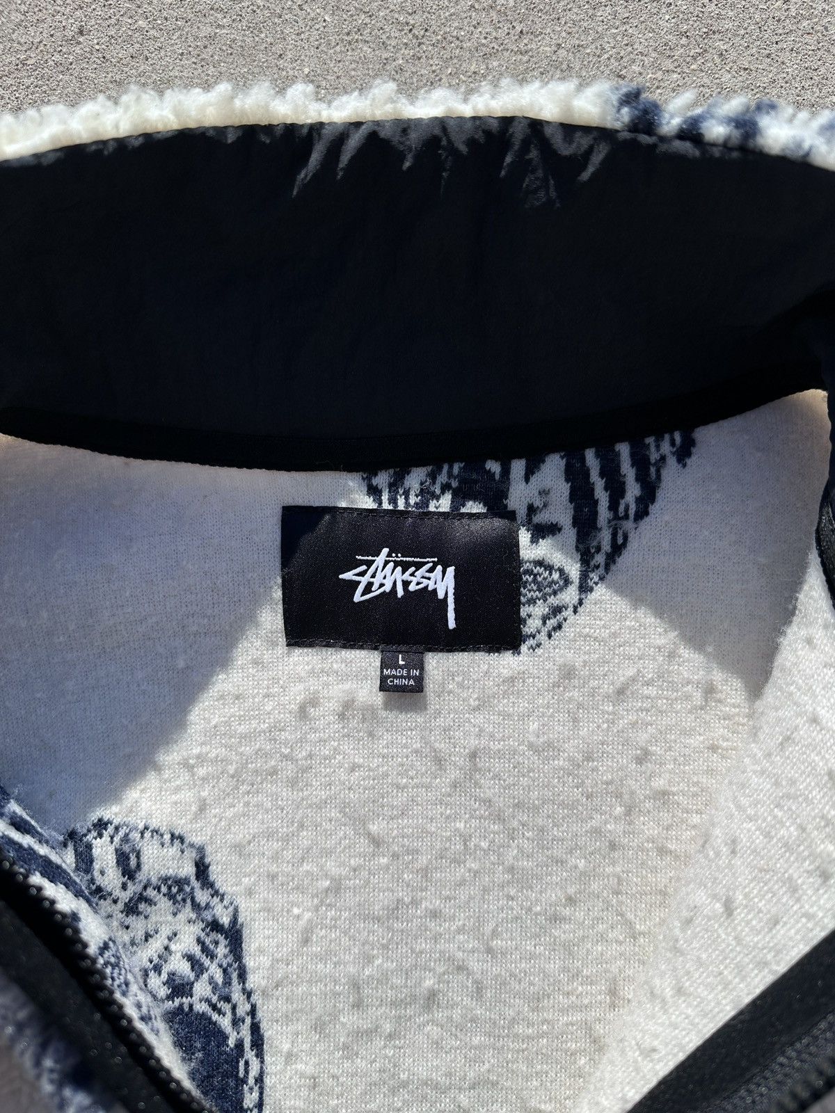 Stussy Stussy Mask Sherpa Jacket Size US L / EU 52-54 / 3 - 4 Thumbnail