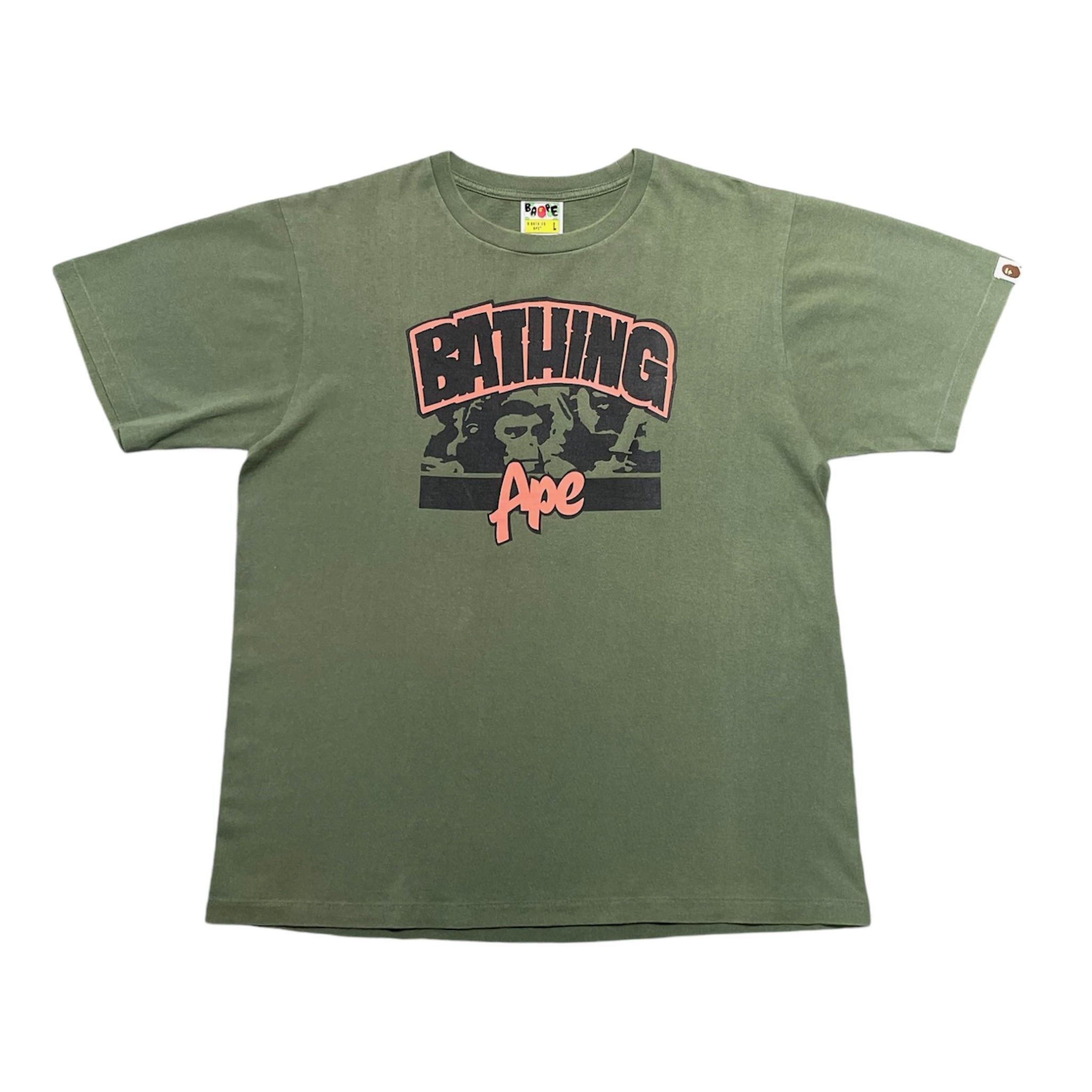 Bape T Shirt Olive | Grailed