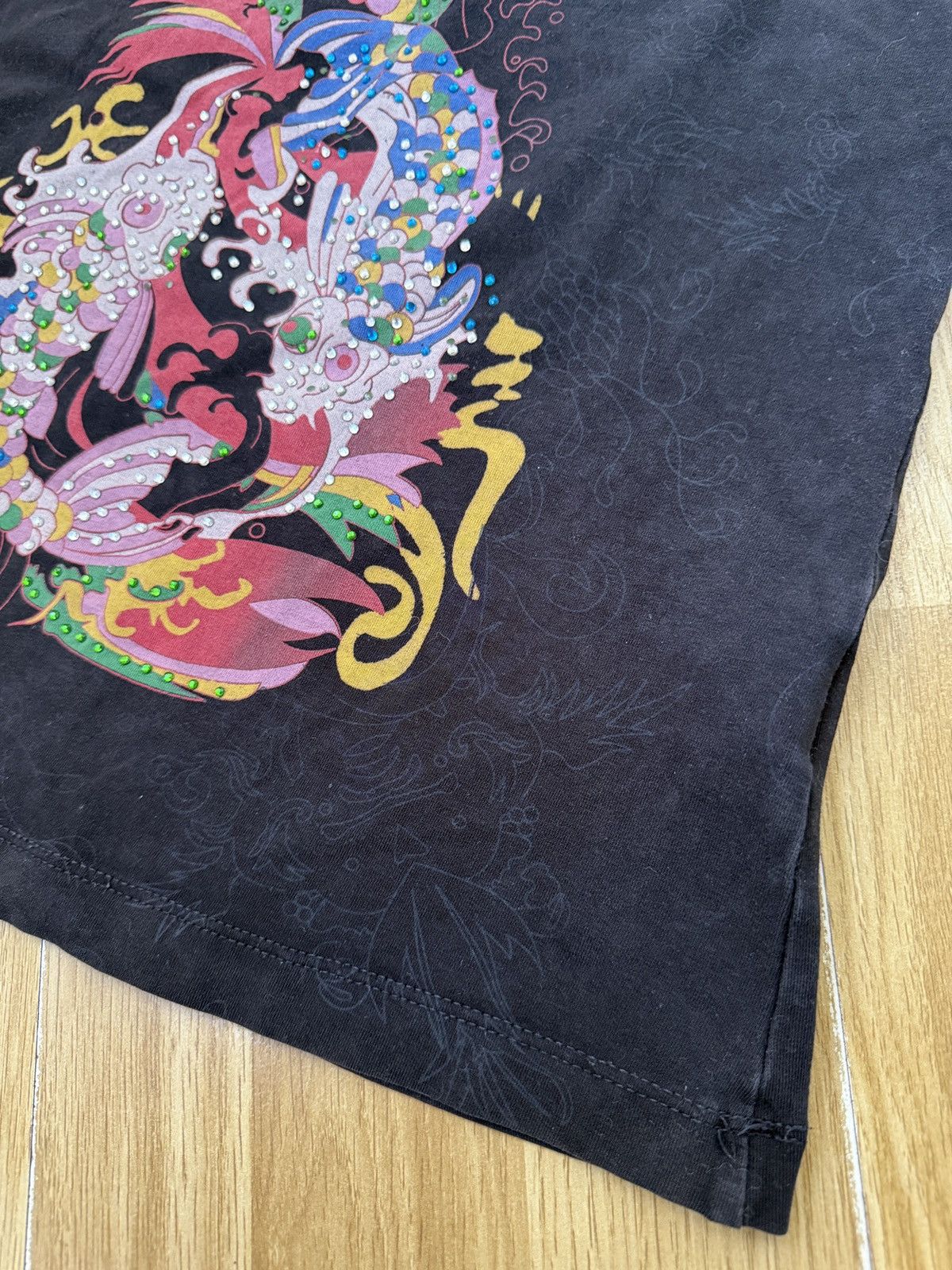 Ed Hardy Vintage Ed Hardy Tank Top faded Fish Size S / US 4 / IT 40 - 16 Thumbnail