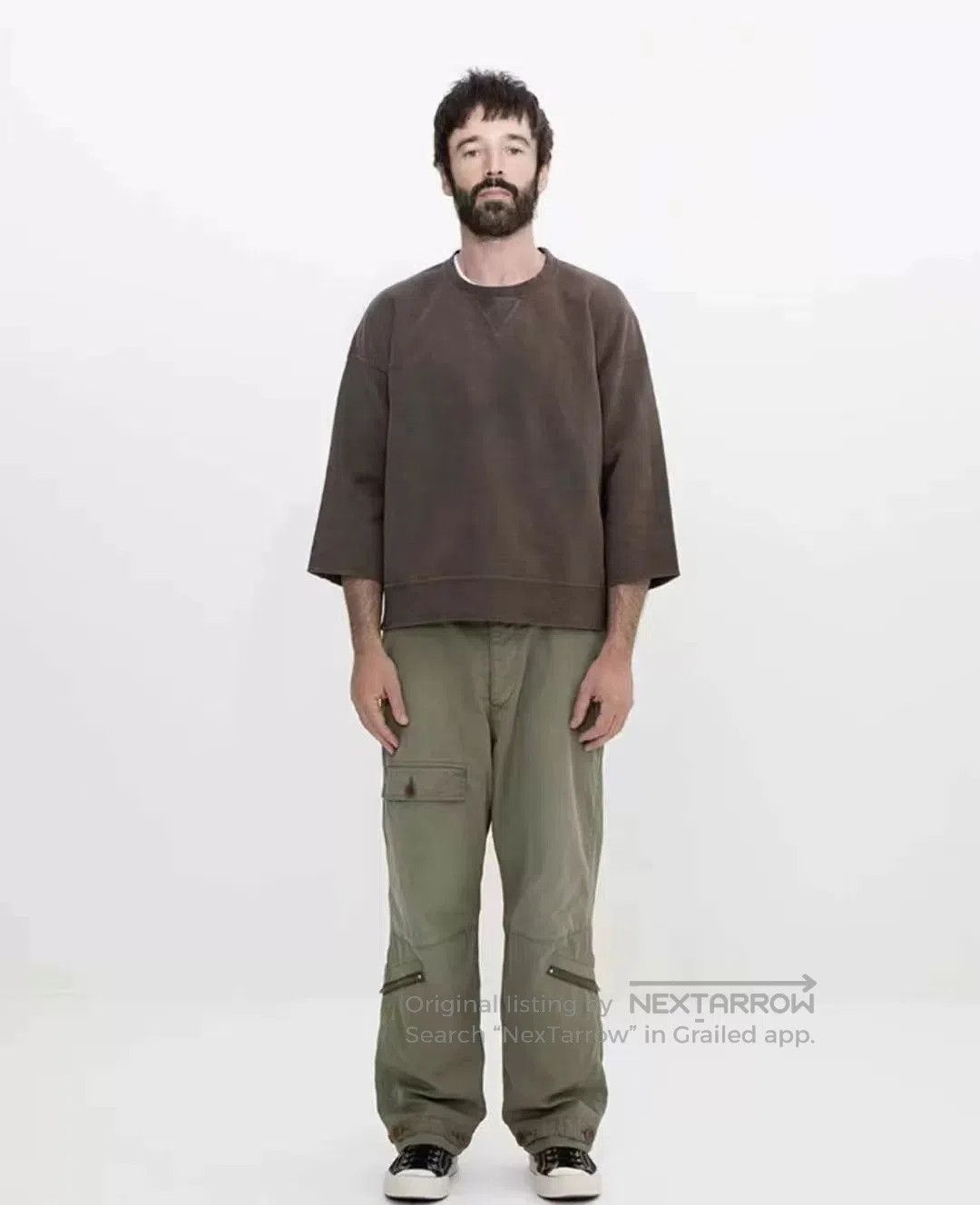 Visvim visvim Brown Sweatshirt Size 3. Size US L / EU 52-54 / 3 - 2 Thumbnail