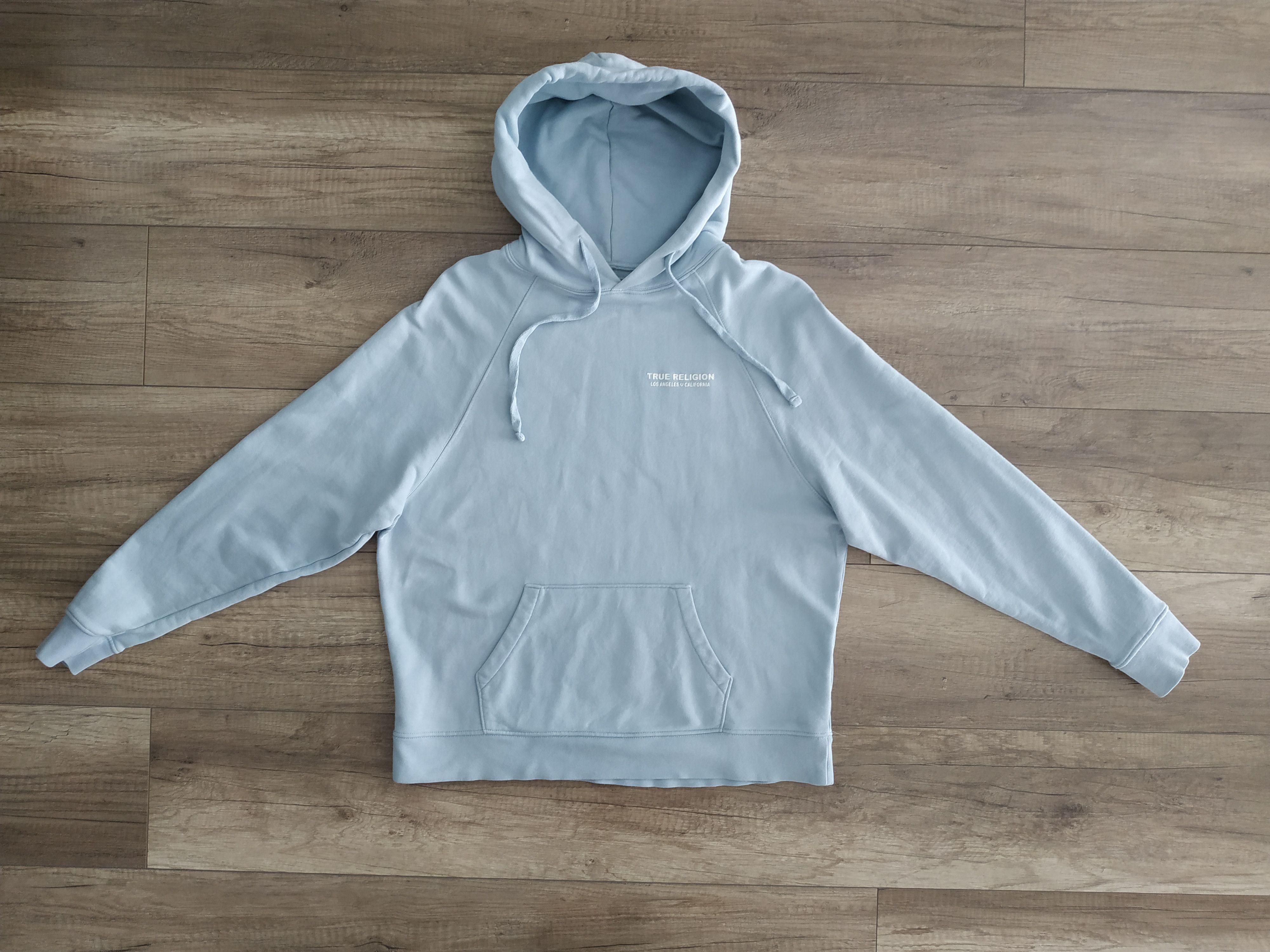 True Religion True Religion Men's Lightblue Hoodie, s. MEDIUM Size US M / EU 48-50 / 2 - 5 Thumbnail
