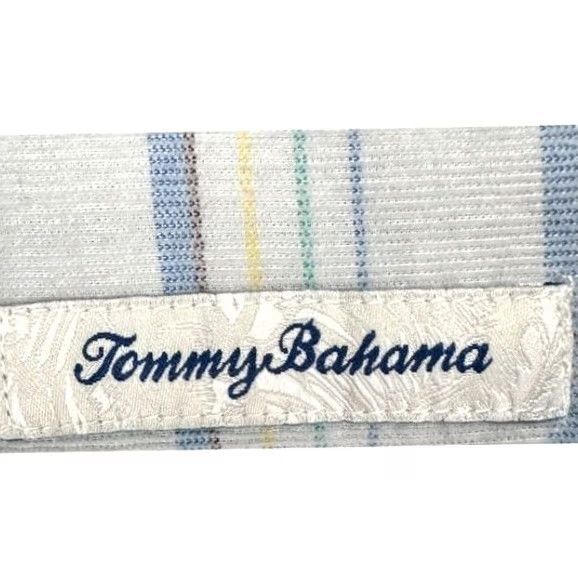 Tommy Bahama Tommy Bahama Button Up Shirt Mens Medium Grey Plaid Long Sleeve Pockets Size US M / EU 48-50 / 2 - 5 Thumbnail